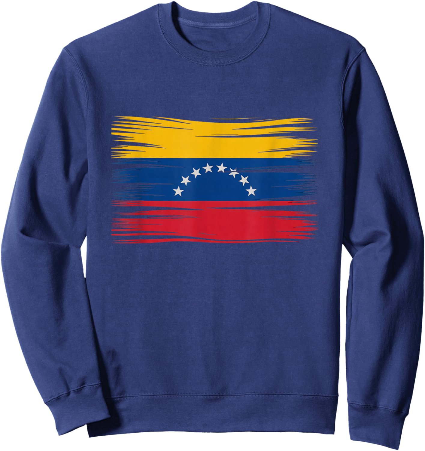 Venezuela Flag Pride Venezuelan Heritage Art Sweatshirt - Sweatshirt | Navy