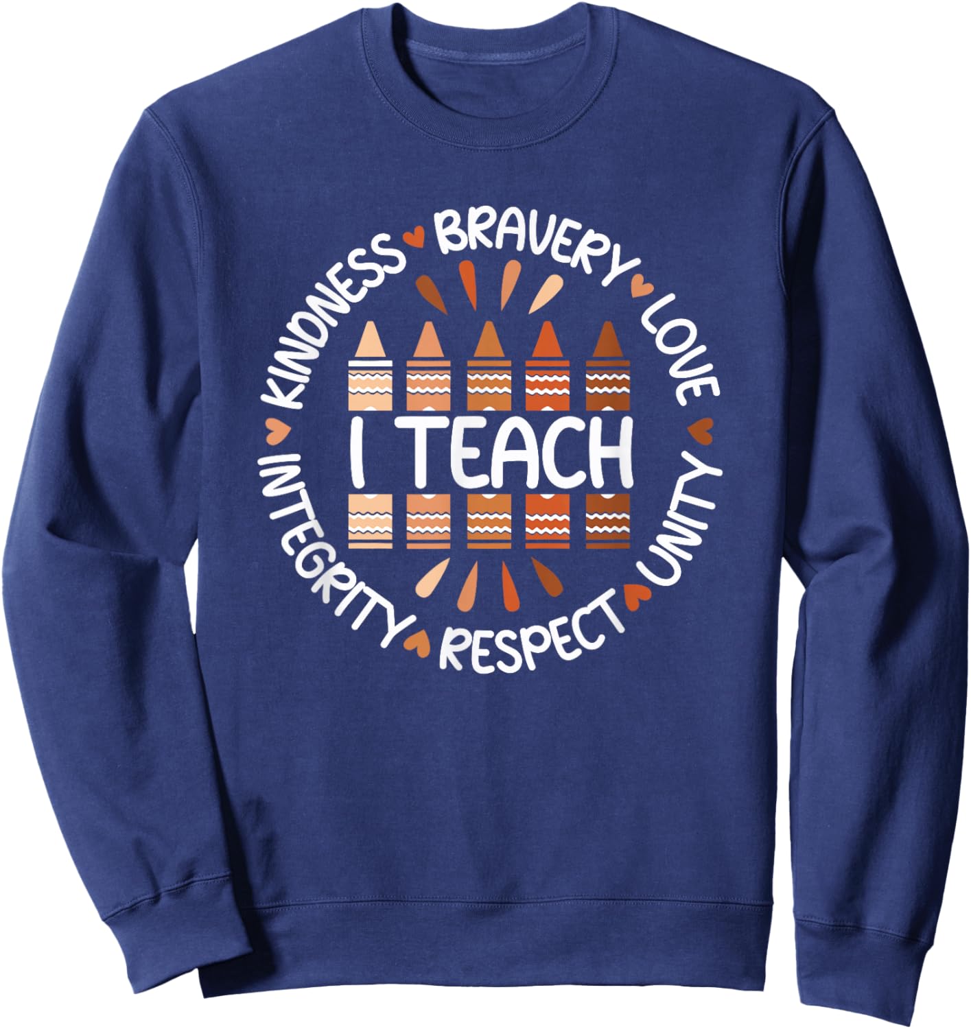 African American History Black History Month for Teachers Sweatshirt - Sweatshirt | Navy