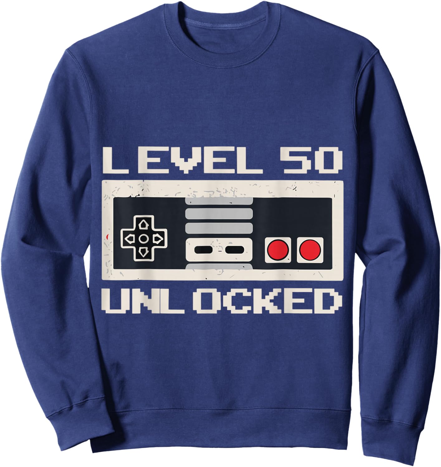 Unlock Level 50 Years Ago 50th Birthday Shirts Men Sweatshirt - Sweatshirt | Navy