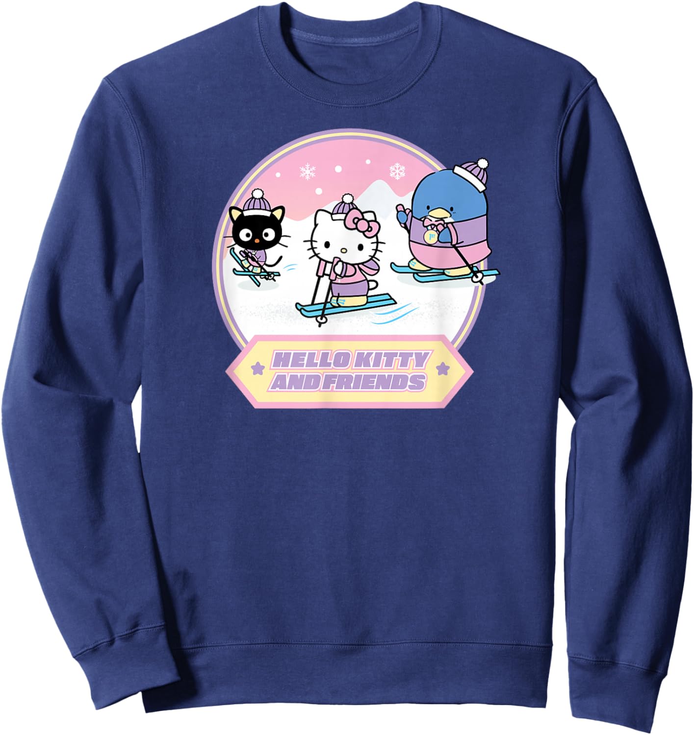 Hello Kitty and Friends Winter Sports Ski Slopes Sweatshirt - Sweatshirt | Navy