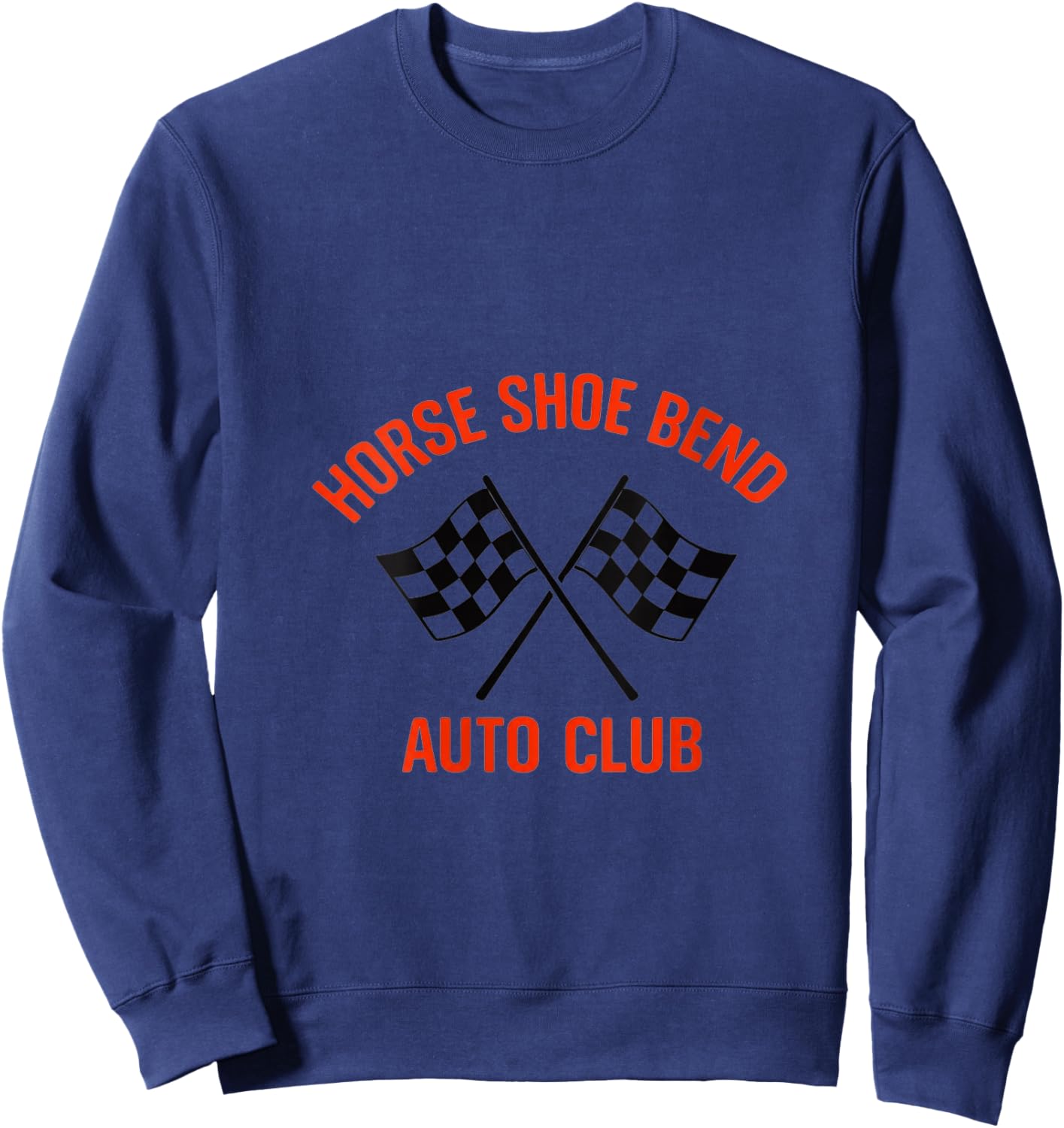 Women's Horse Shoe Bend Auto Club V-Neck Sweatshirt - Sweatshirt | Navy