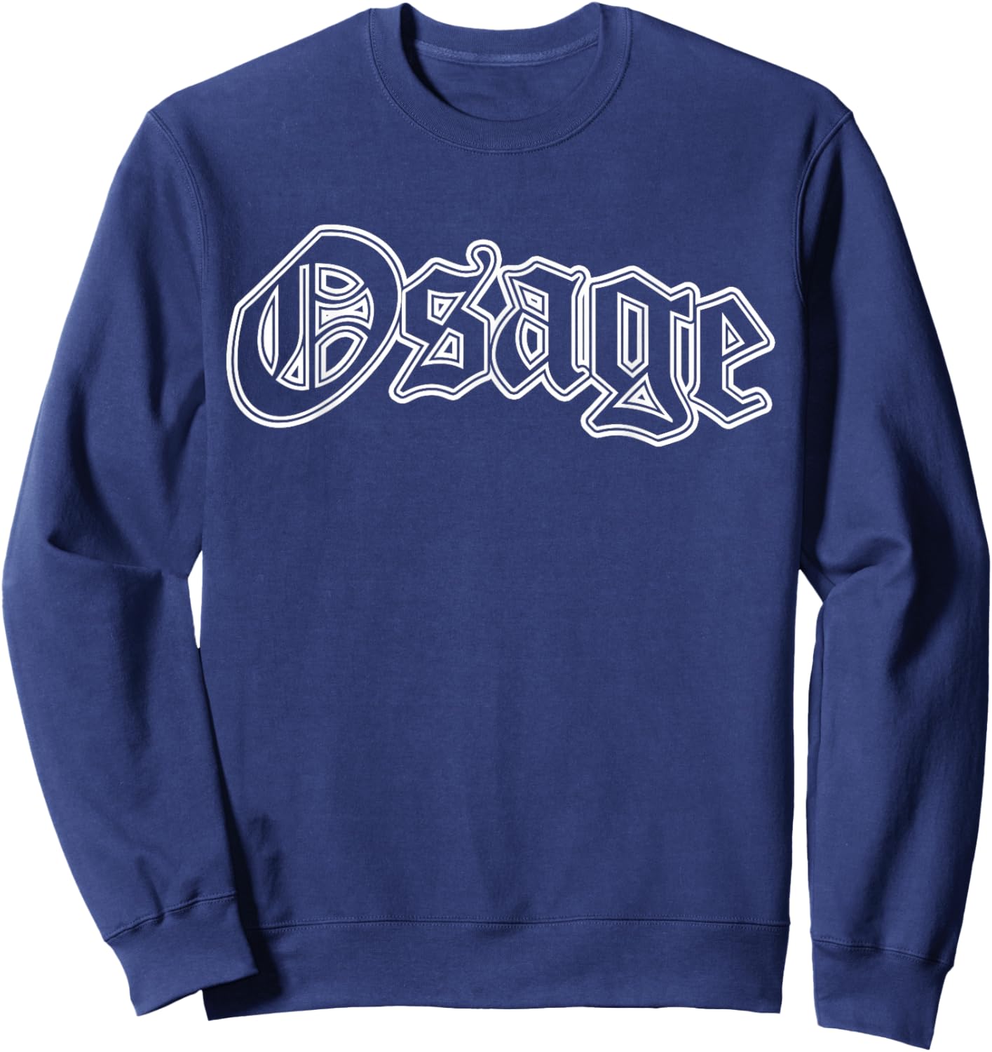 Osage Native American Indian Sweatshirt - Sweatshirt | Navy