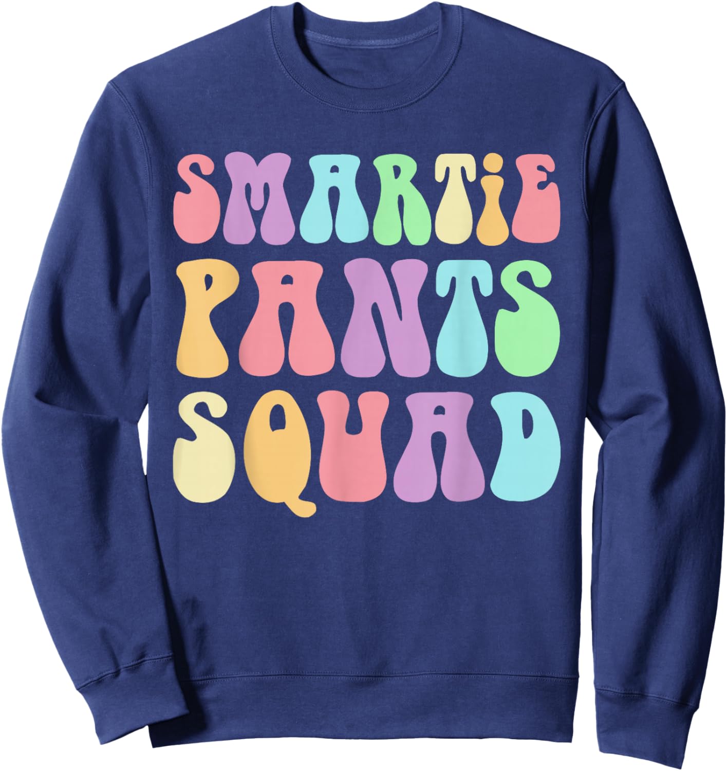 Little Miss Smartie Pants Squad Smarty Costume Smarter Kids Sweatshirt - Sweatshirt | Navy