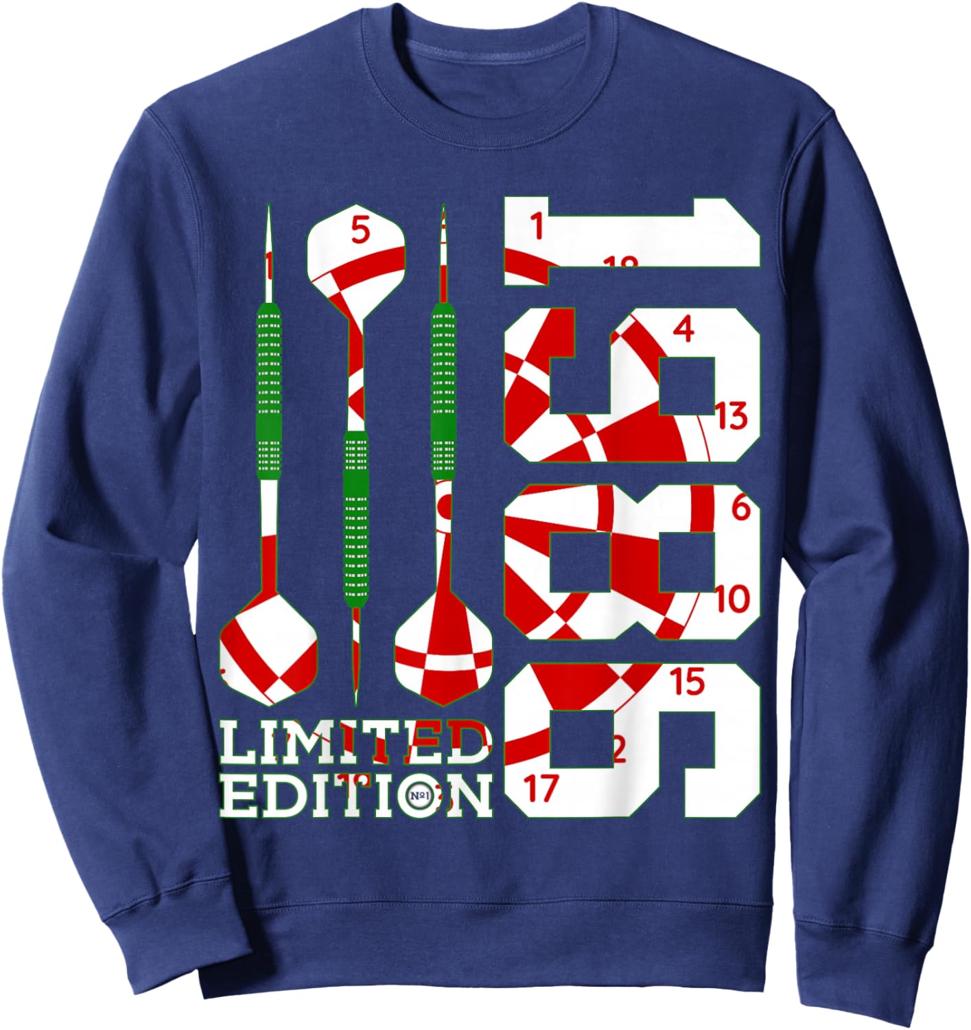 Limited Edition 1986 Darts 40TH Birthday Sweatshirt - Sweatshirt | Navy