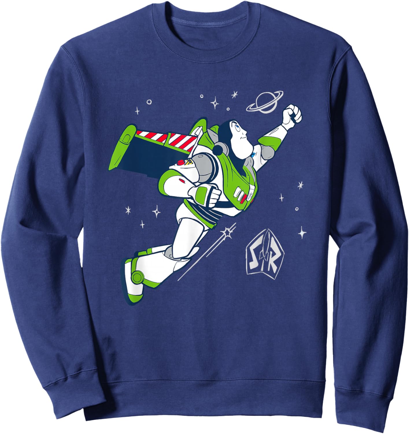 Disney Pixar Toy Story Buzz Lightyear Flying Sweatshirt - Sweatshirt | Navy