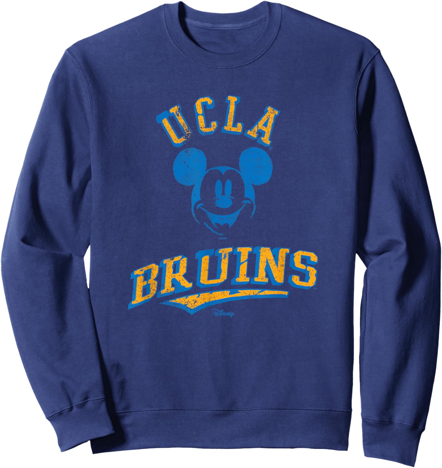 UCLA Bruins Mickey Mouse Retro Officially Licensed Sweatshirt - Sweatshirt | Navy