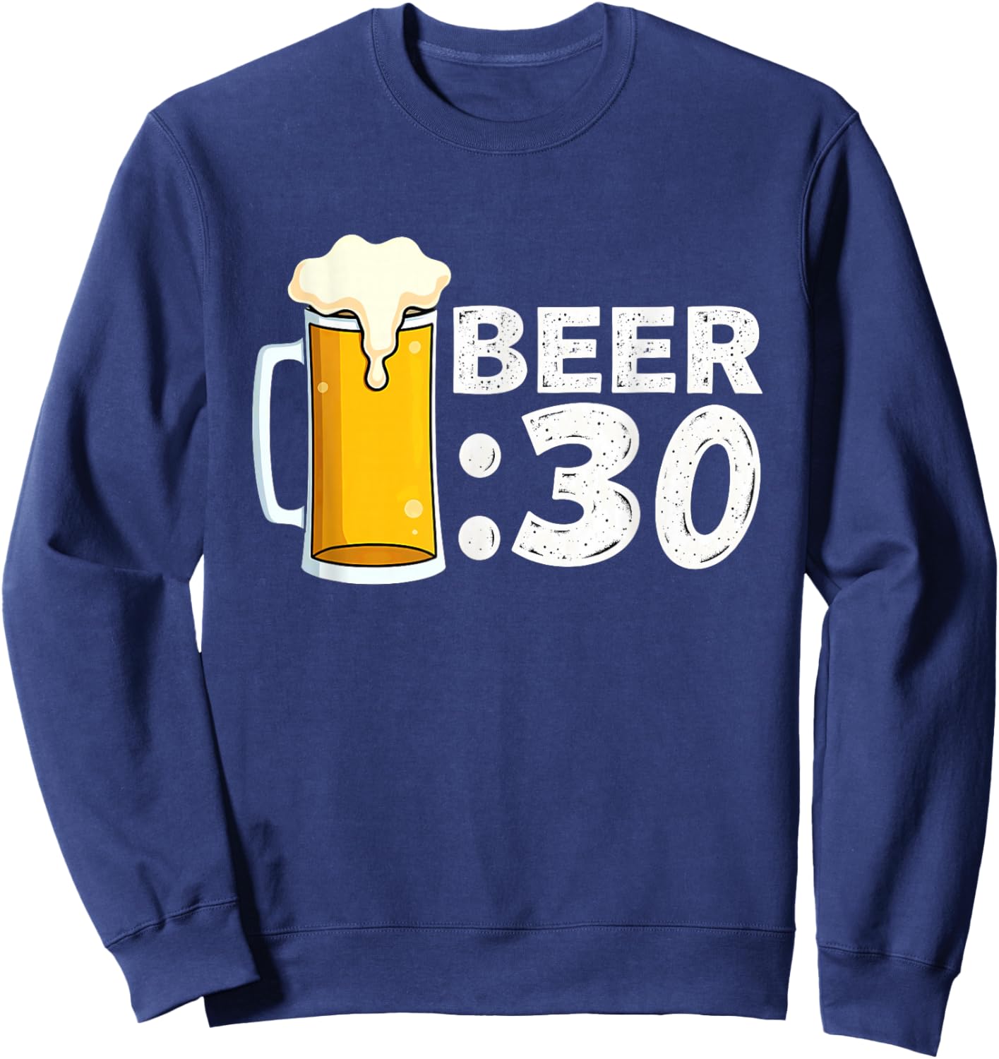 Pub Drinking Beer 30 Year Old Birthday Party Sweatshirt - Sweatshirt | Navy