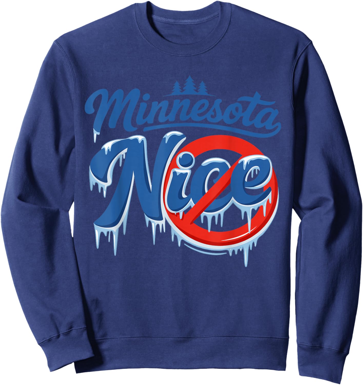 Minnesota Rebel New State Flag Sweatshirt - Sweatshirt | Navy