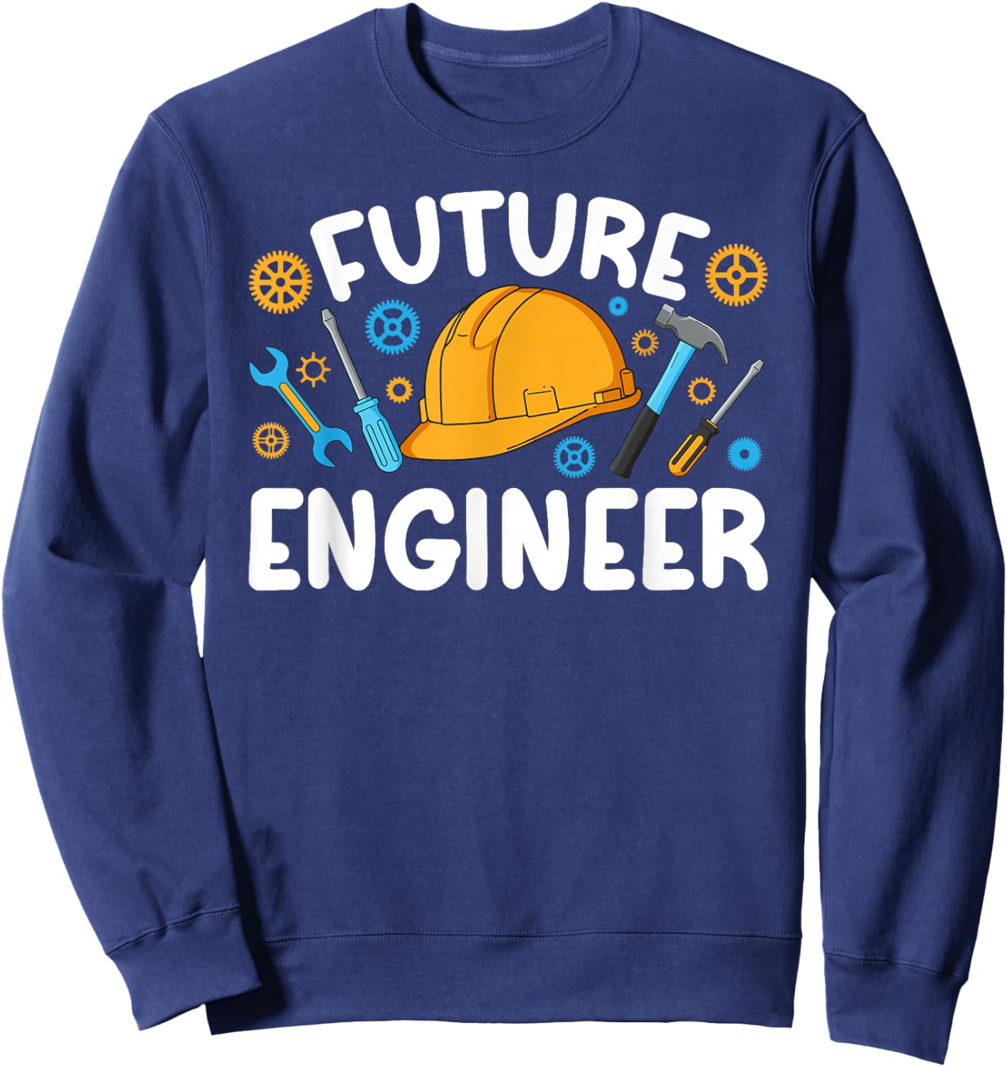 Future Engineer Kids Engineer Boy Engineering Sweatshirt - Sweatshirt | Navy