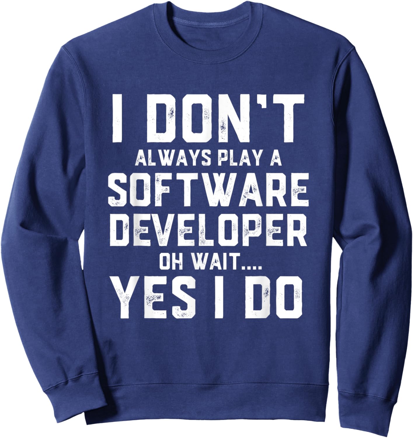 Software Developer Costume Programmer Full Stack Dev Coding Sweatshirt - Sweatshirt | Navy