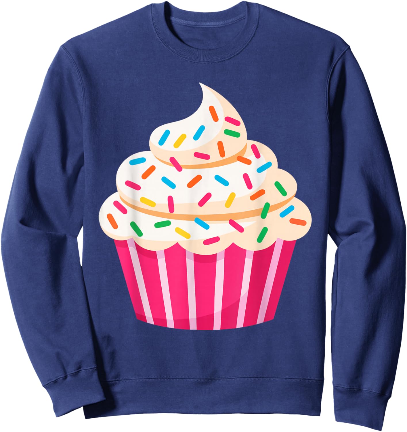 Cupcake Shirt Adult Men Women Kids Cupcake Costume Sweatshirt - Sweatshirt | Navy