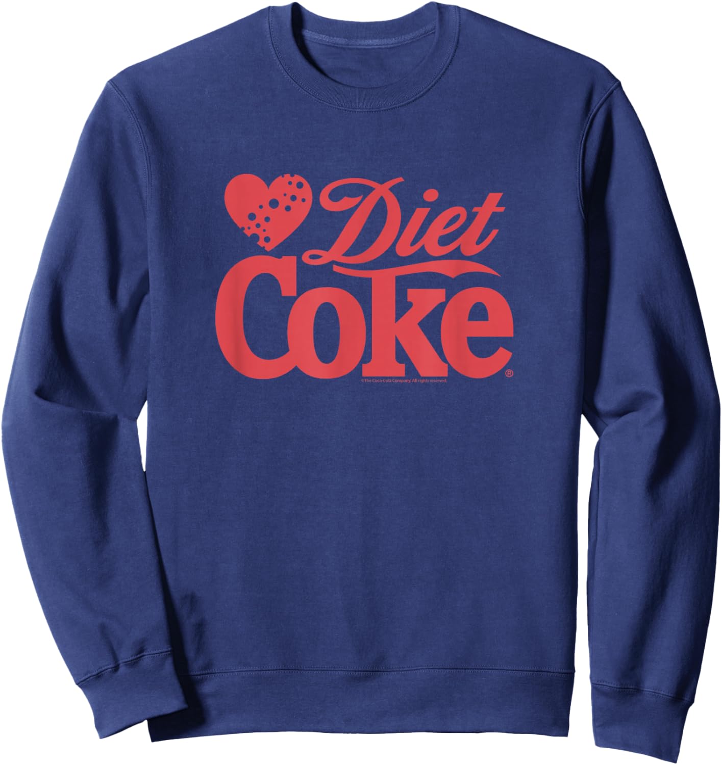 Coca-Cola - Diet Coke Heart Sweatshirt - Sweatshirt | Navy
