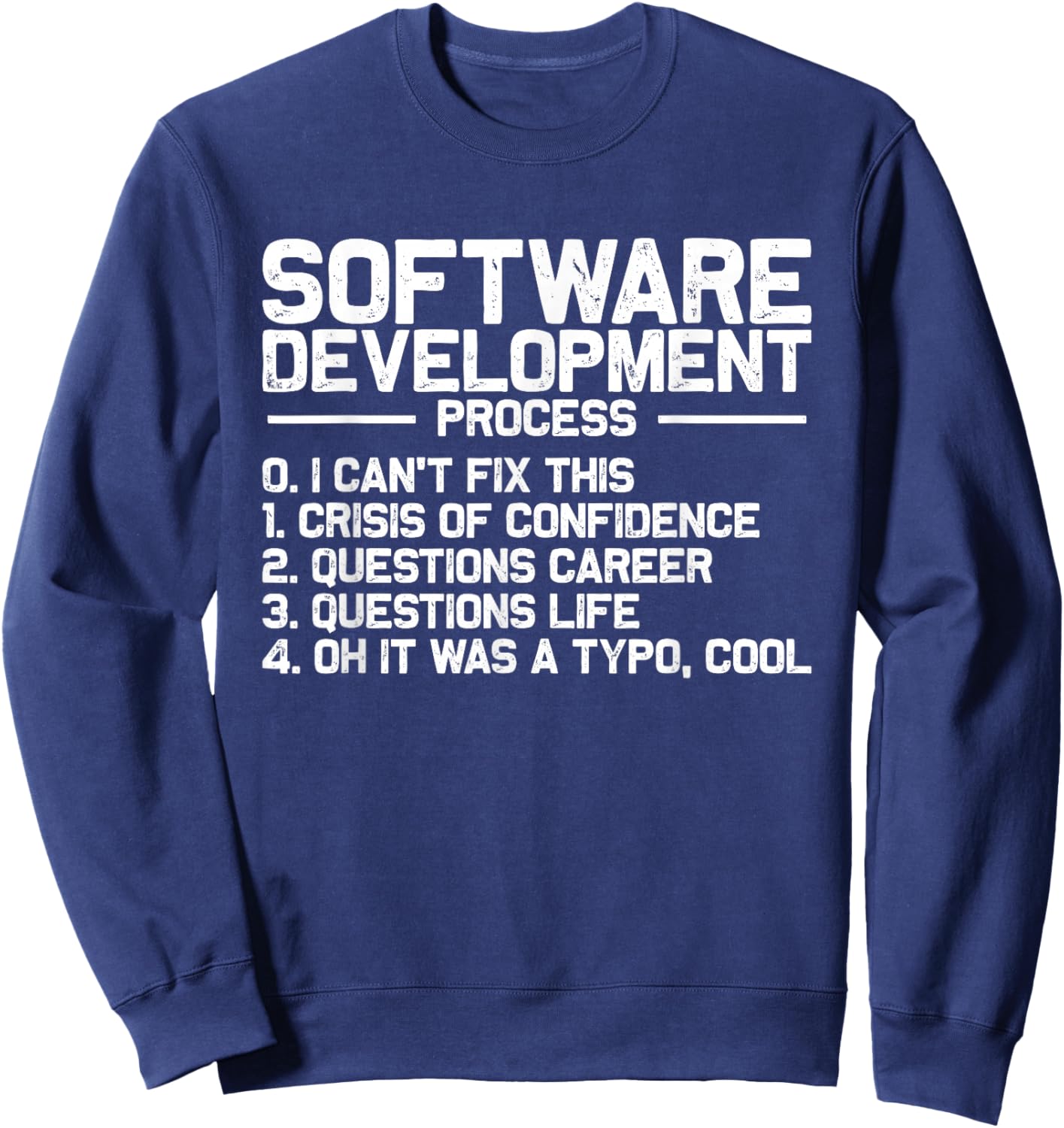 Software Development Design Men Coding Programmer Coder Sweatshirt - Sweatshirt | Navy
