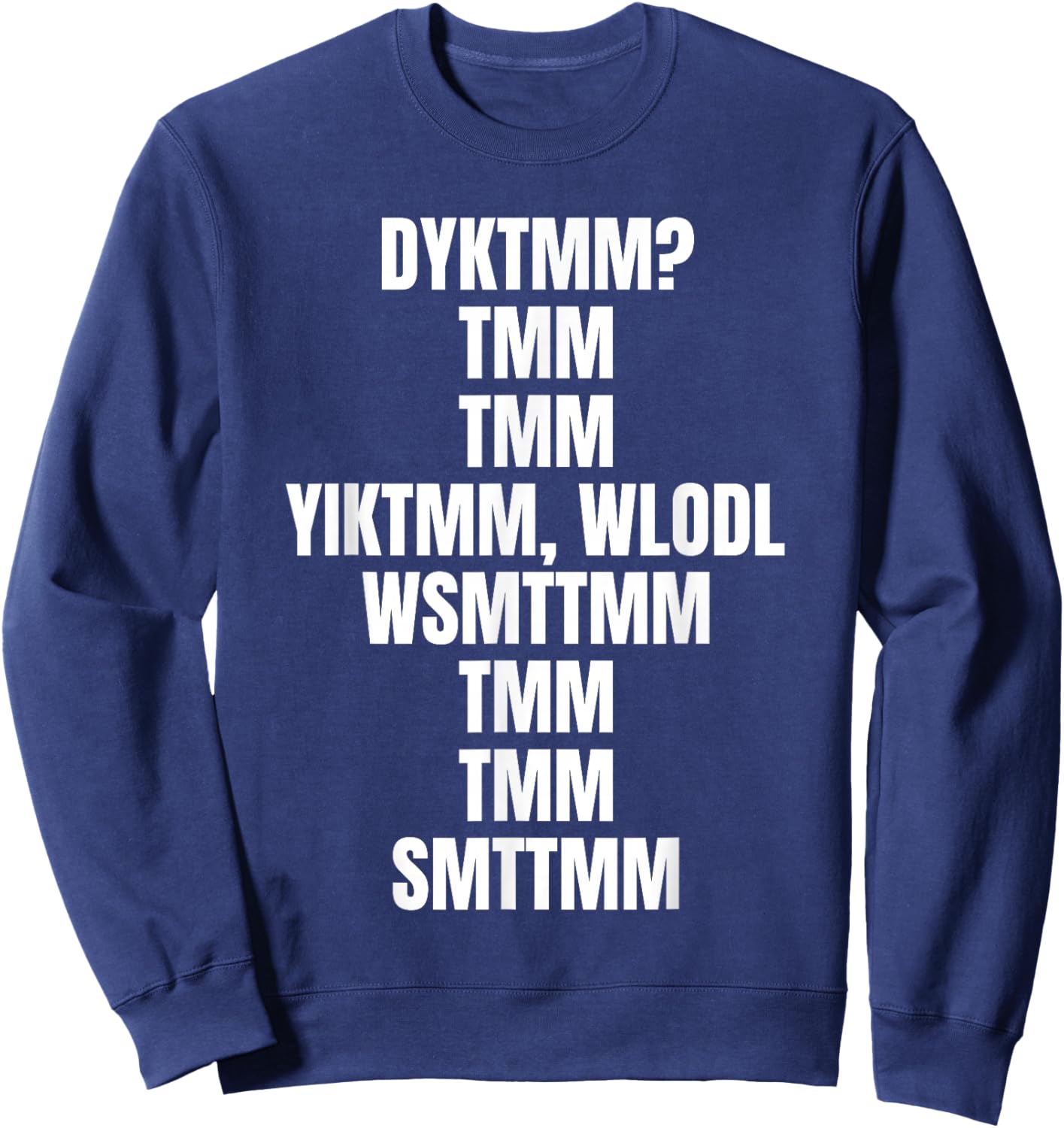 Dyktmm Sweatshirt - Sweatshirt | Navy