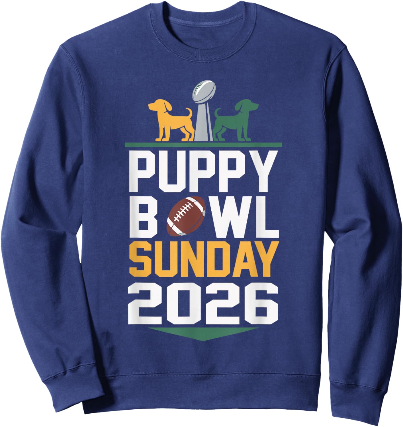 Puppy Bowl Sunday Sweatshirt - Sweatshirt | Navy
