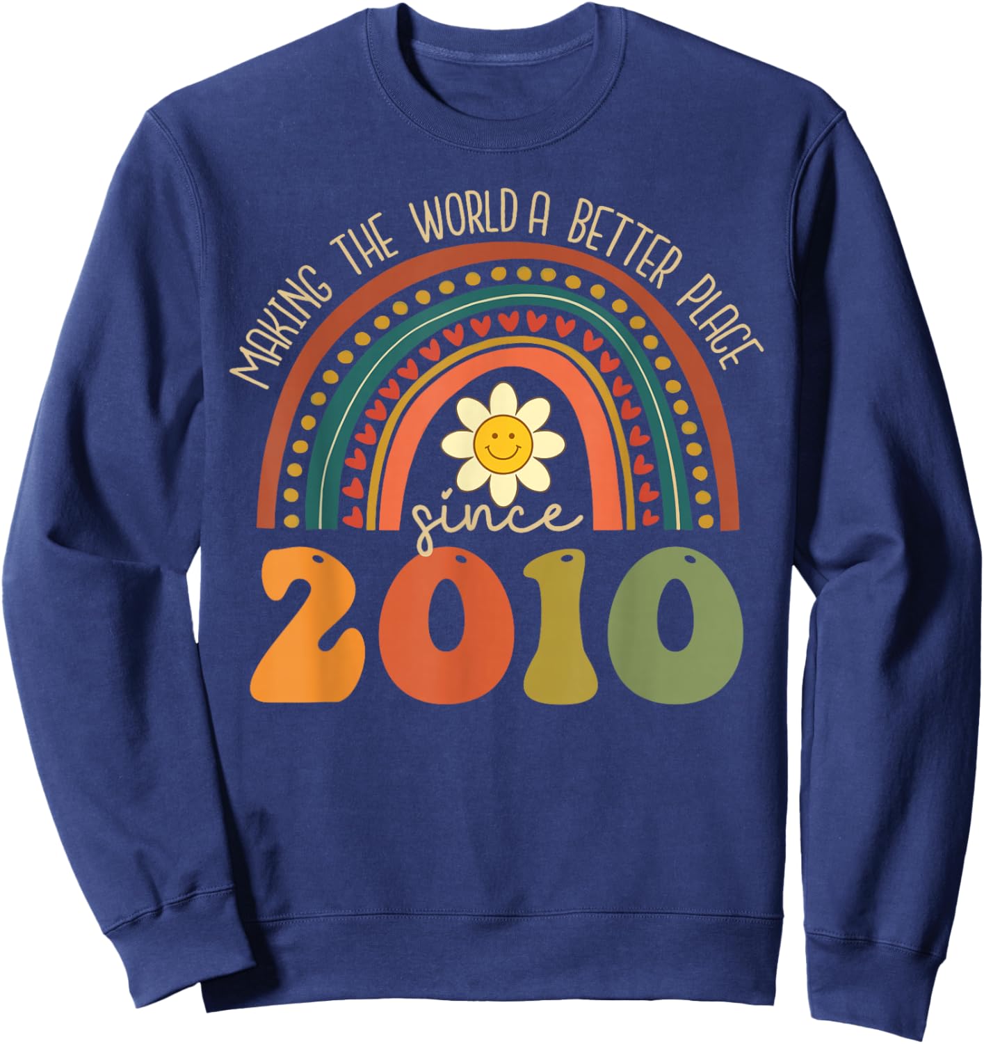 16th Birthday for Girls Teen 16 Year Old Girls 2010 Sweatshirt - Sweatshirt | Navy