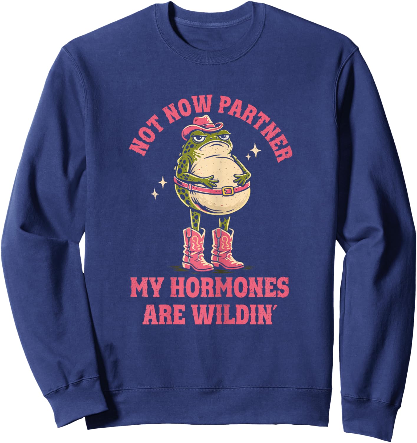 Funny Pregnany Mom Baby Bump Pregnant Women Sweatshirt - Sweatshirt | Navy