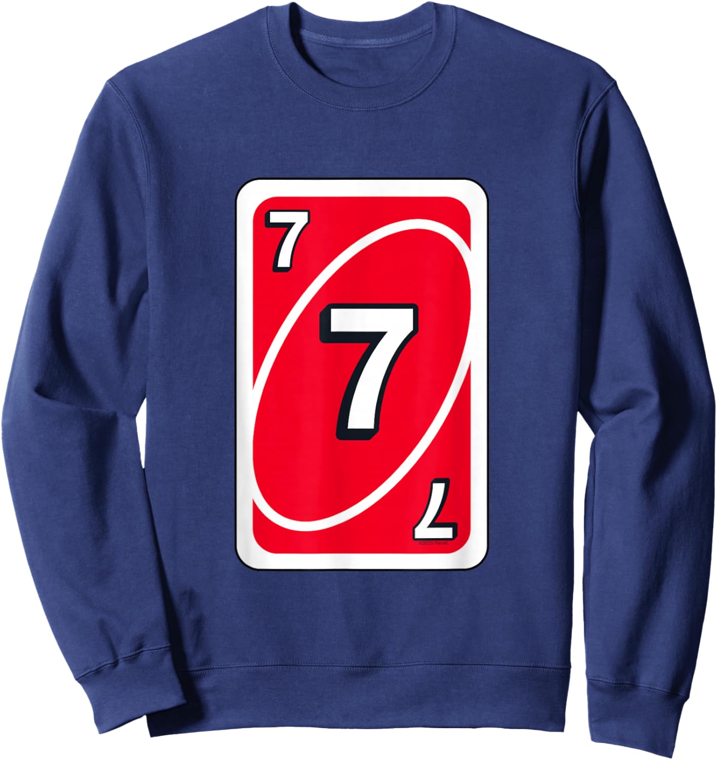 UNO Halloween Red 7" Card Sweatshirt - Sweatshirt | Navy