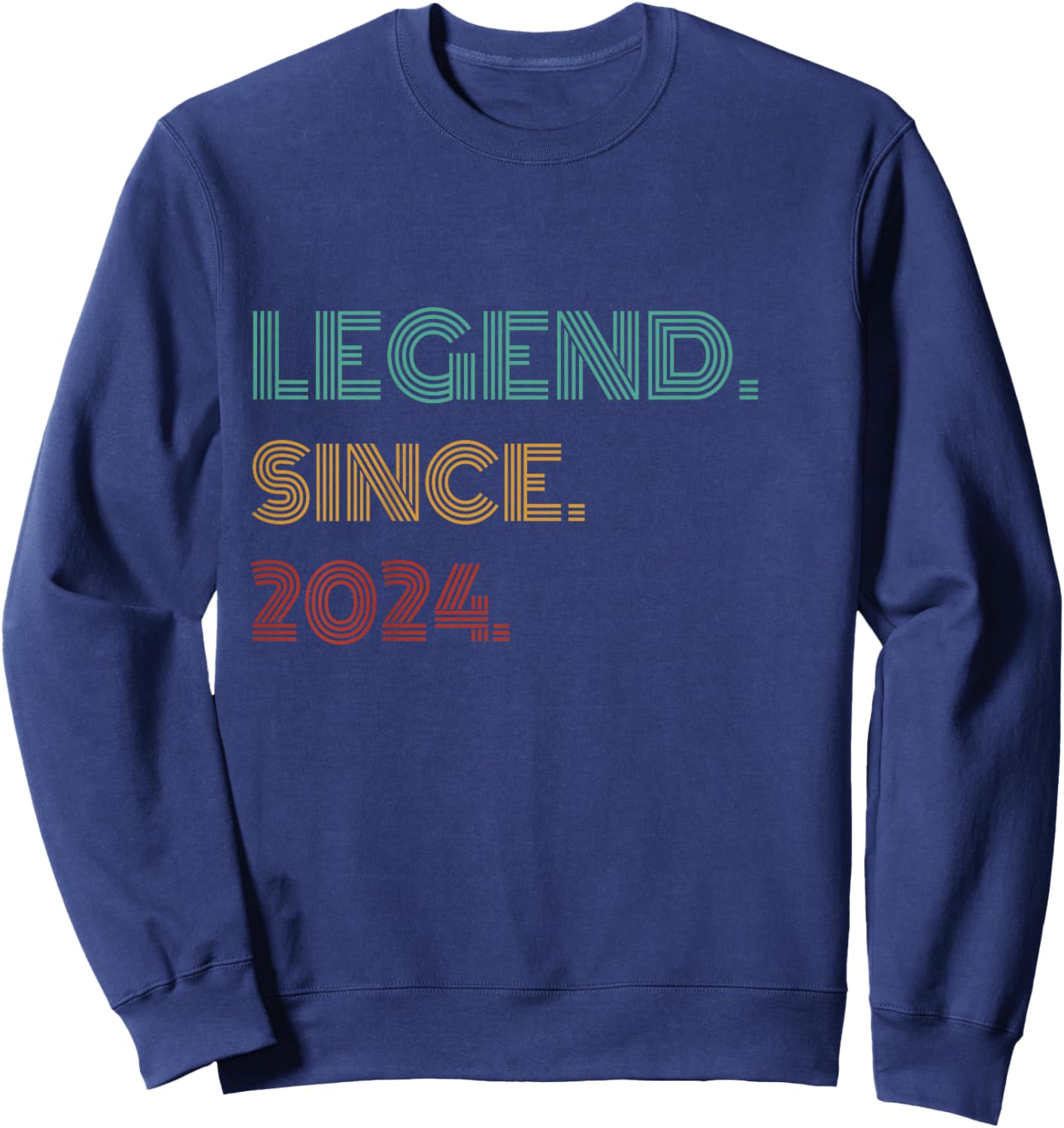 Kids 2 Years Old Legend Since 2024 2nd Birthday Sweatshirt - Sweatshirt | Navy