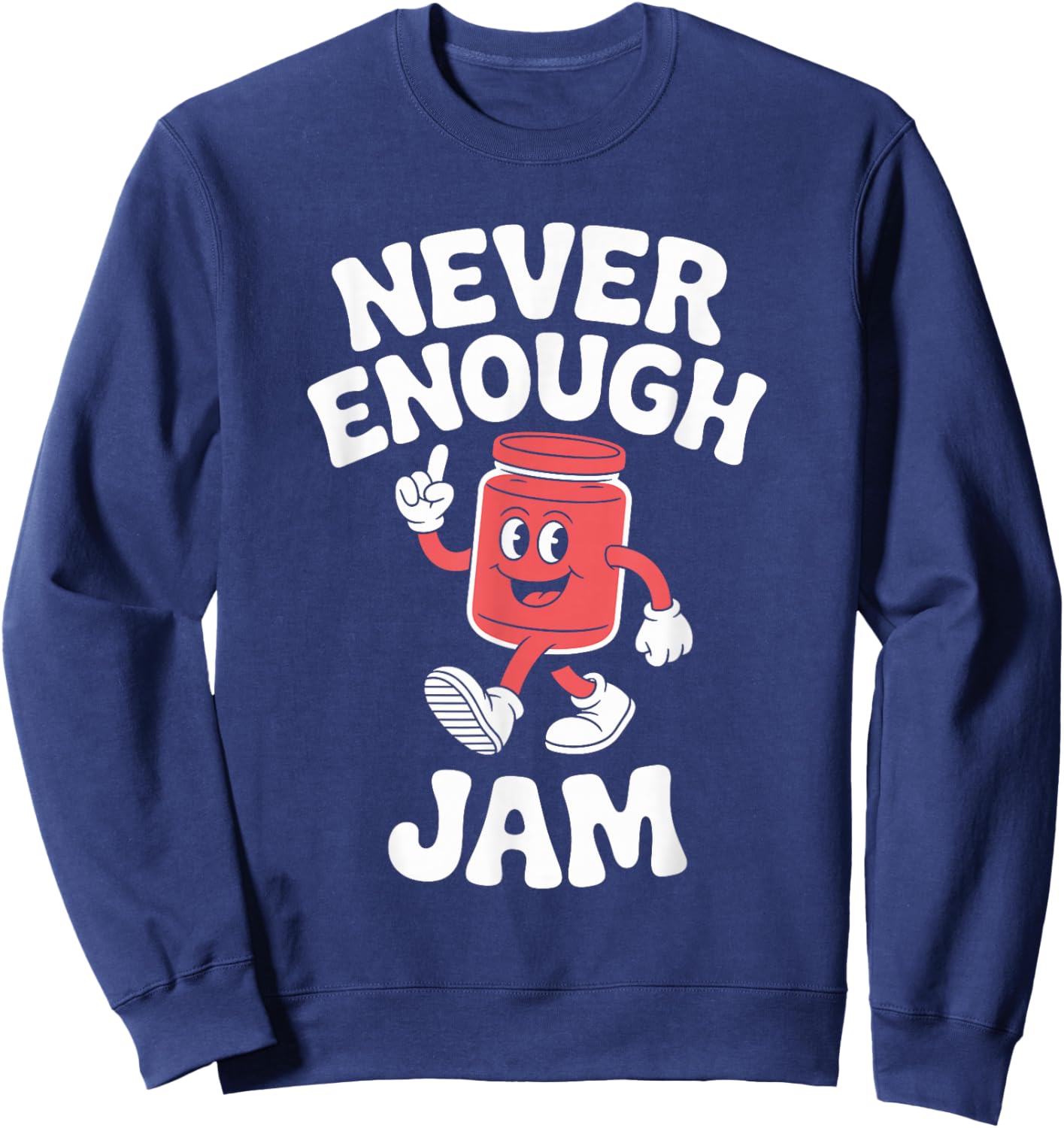 Funny Jam Retro Sweatshirt - Sweatshirt | Navy