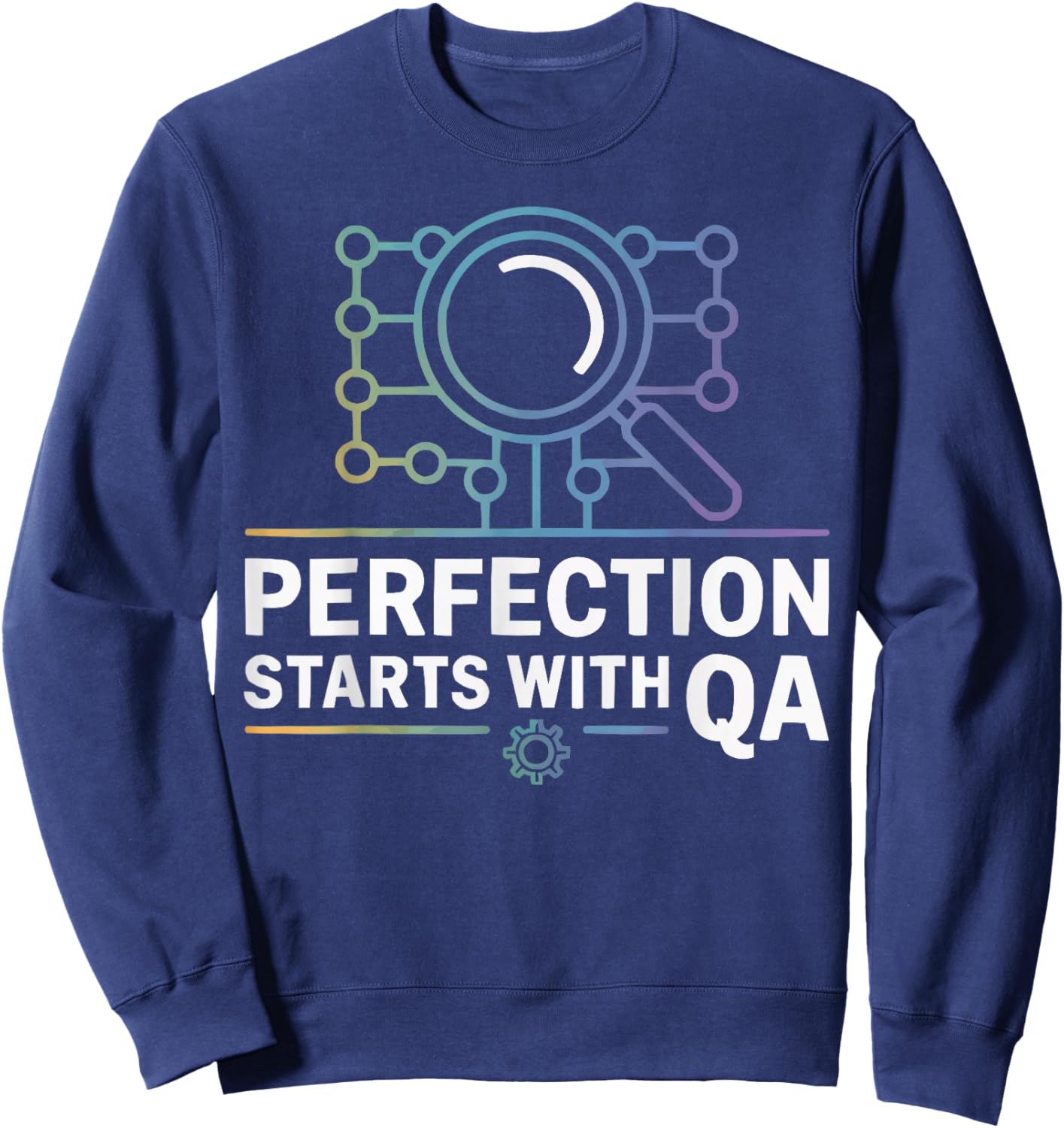 Quality Assurance Software Tester Job Profession QA Tester Sweatshirt - Sweatshirt | Navy