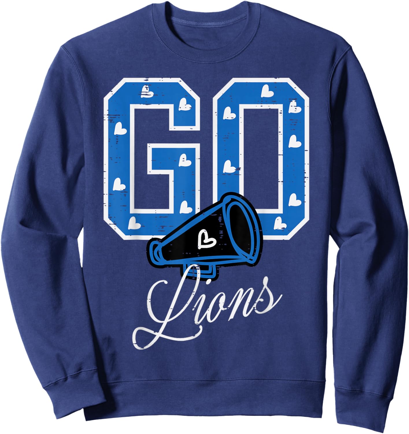 Go Lion Men Women Kids Boys Girls Youth Teen Sweatshirt - Sweatshirt | Navy