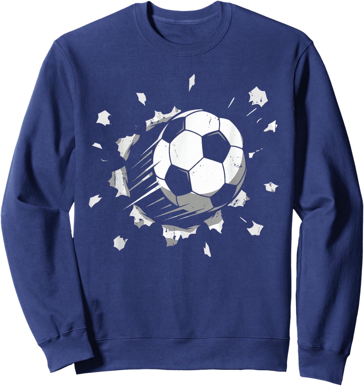 Cool Soccer Ball Graphic Youth Soccer Sweatshirt - Sweatshirt | Navy