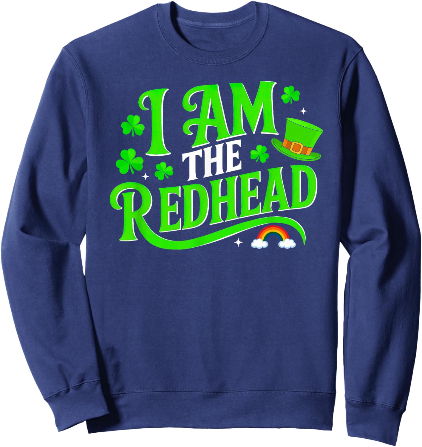 Dibs On The Redhead Funny I Am The Redhead Men Women Kids Sweatshirt - Sweatshirt | Navy