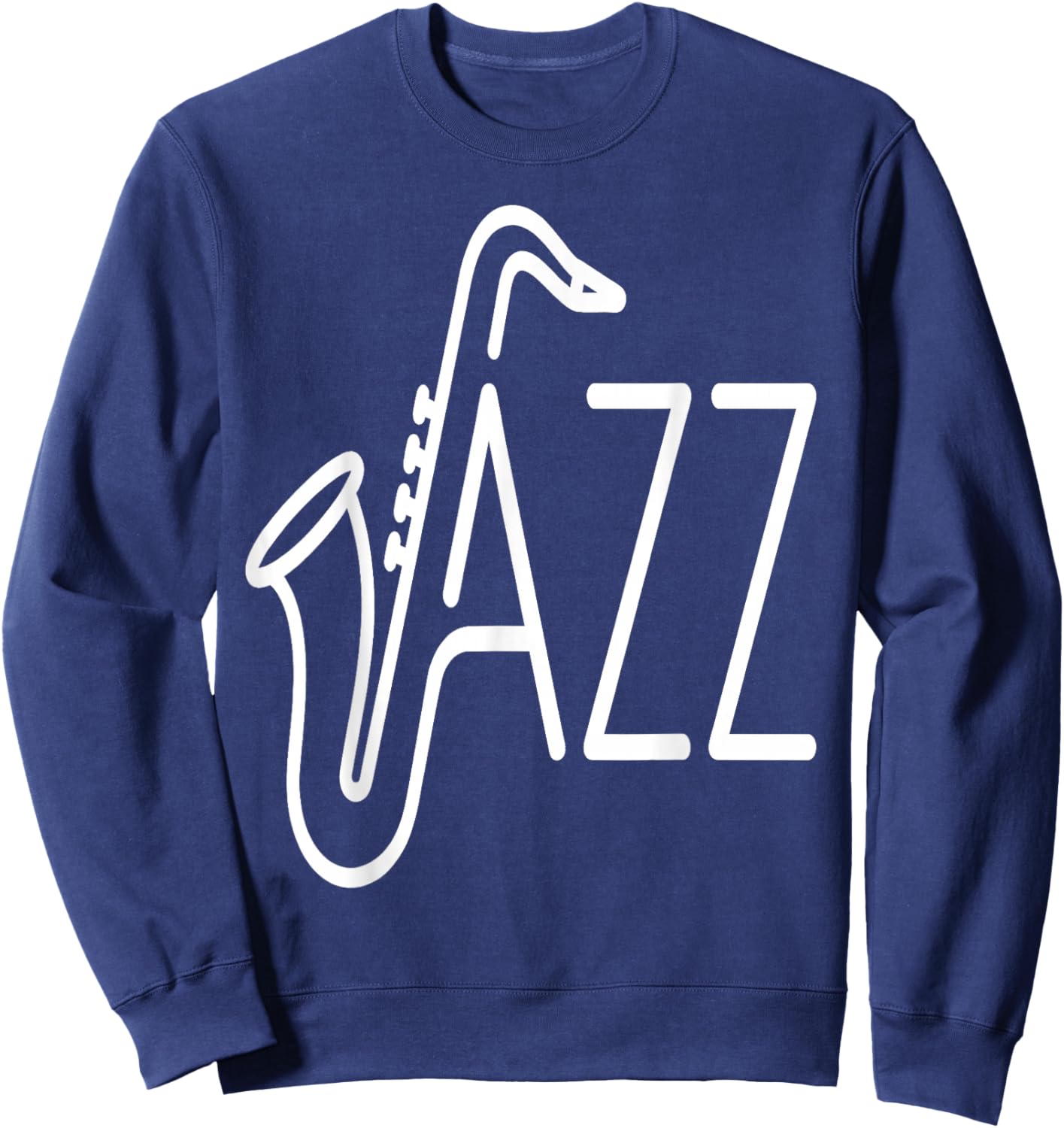 Funny Jazz Cats Saxophone Band Sweatshirt - Sweatshirt | Navy