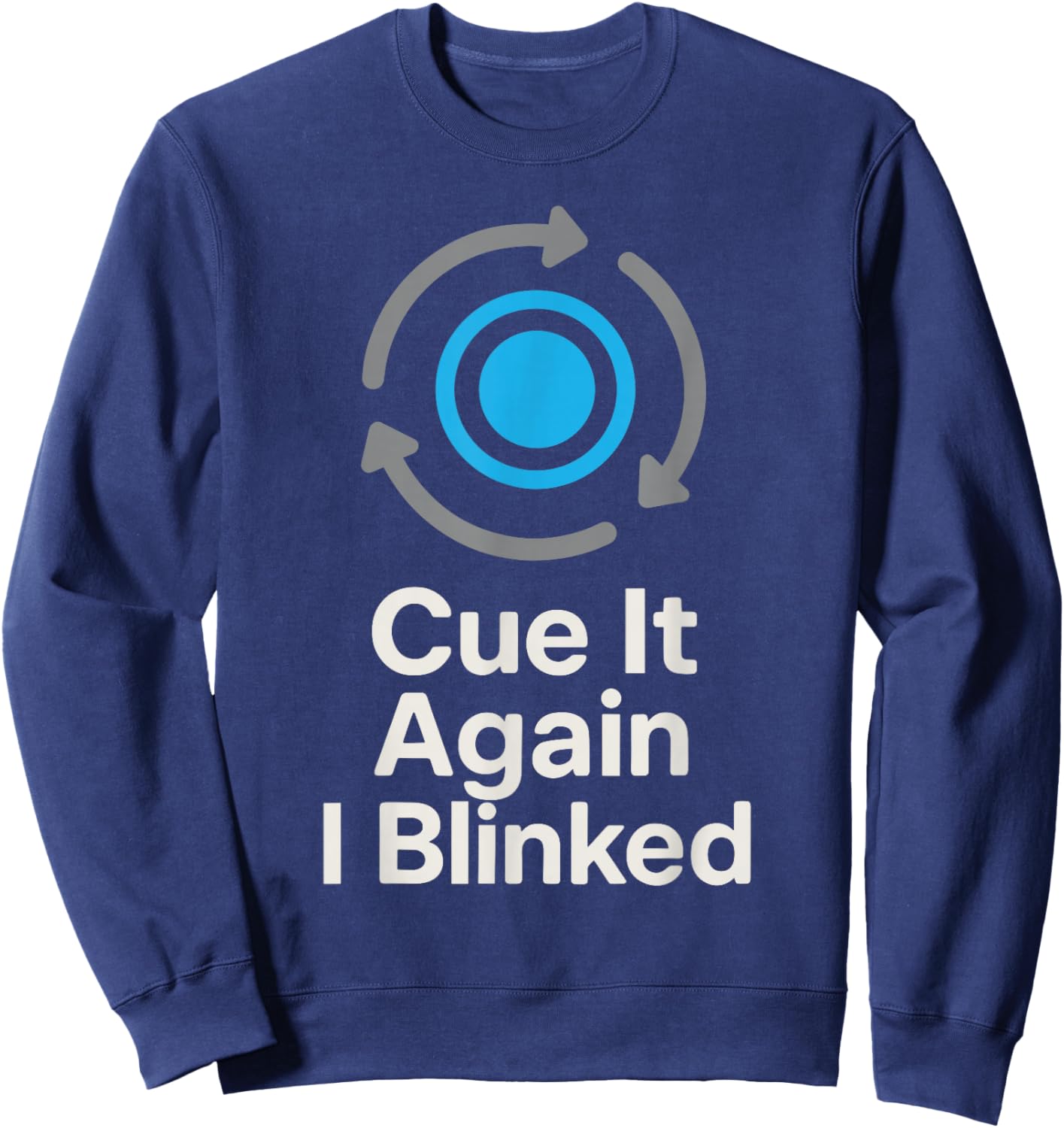 Theater Tech Crew Stage Technician Sound Lighting Gift Sweatshirt - Sweatshirt | Navy