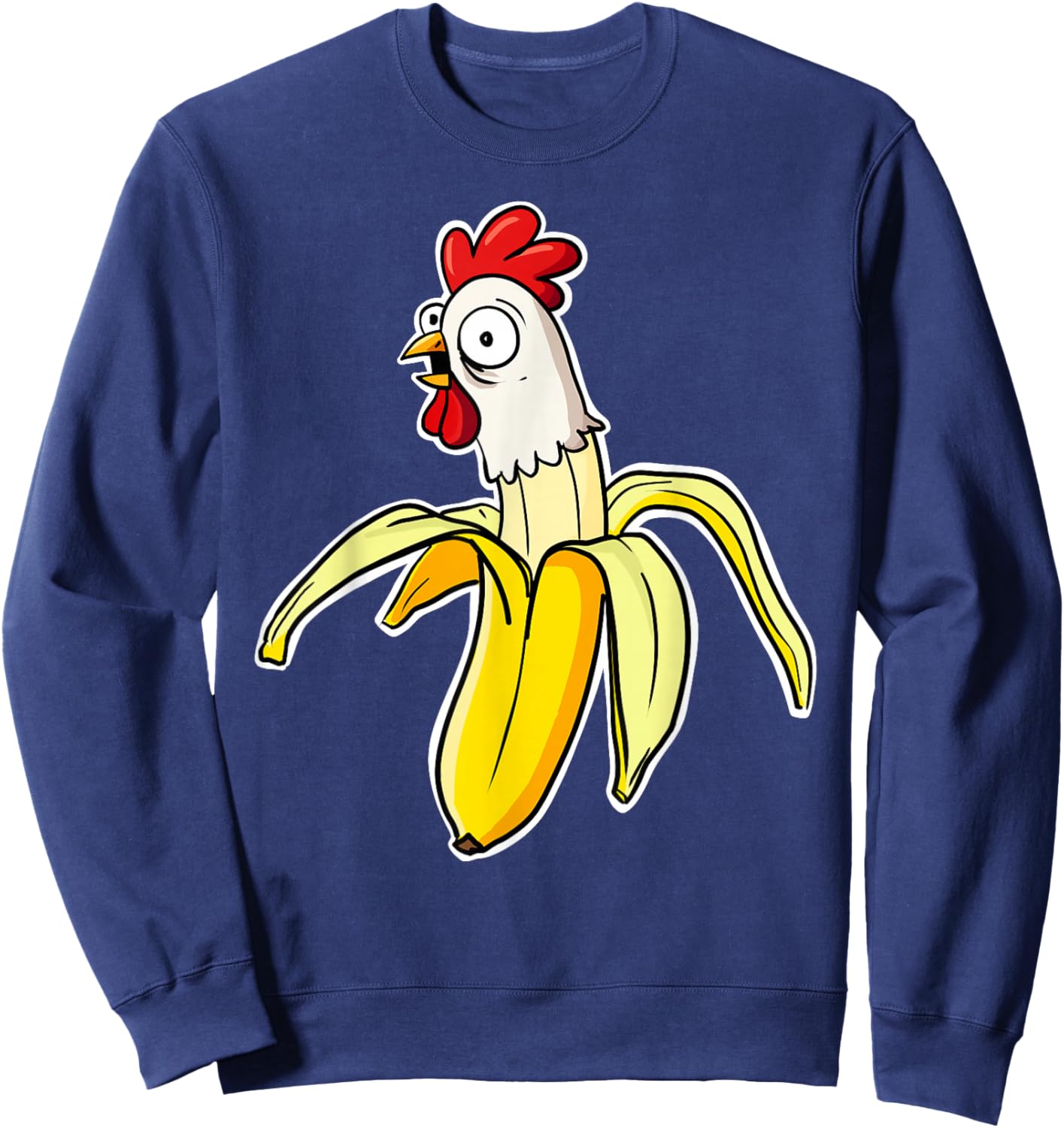 Chicken Banana Sweatshirt - Sweatshirt | Navy