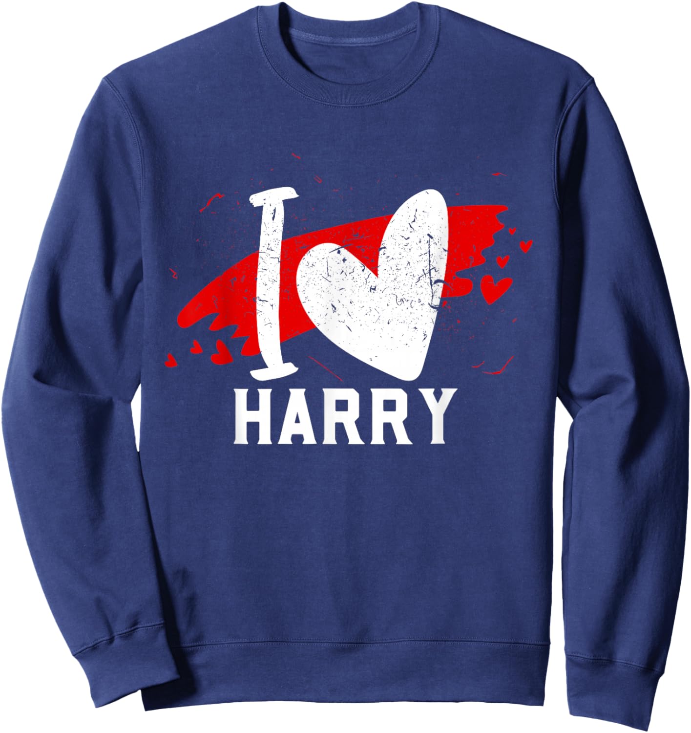 I Love Harry I Heart Harry Sweatshirt - Sweatshirt | Navy