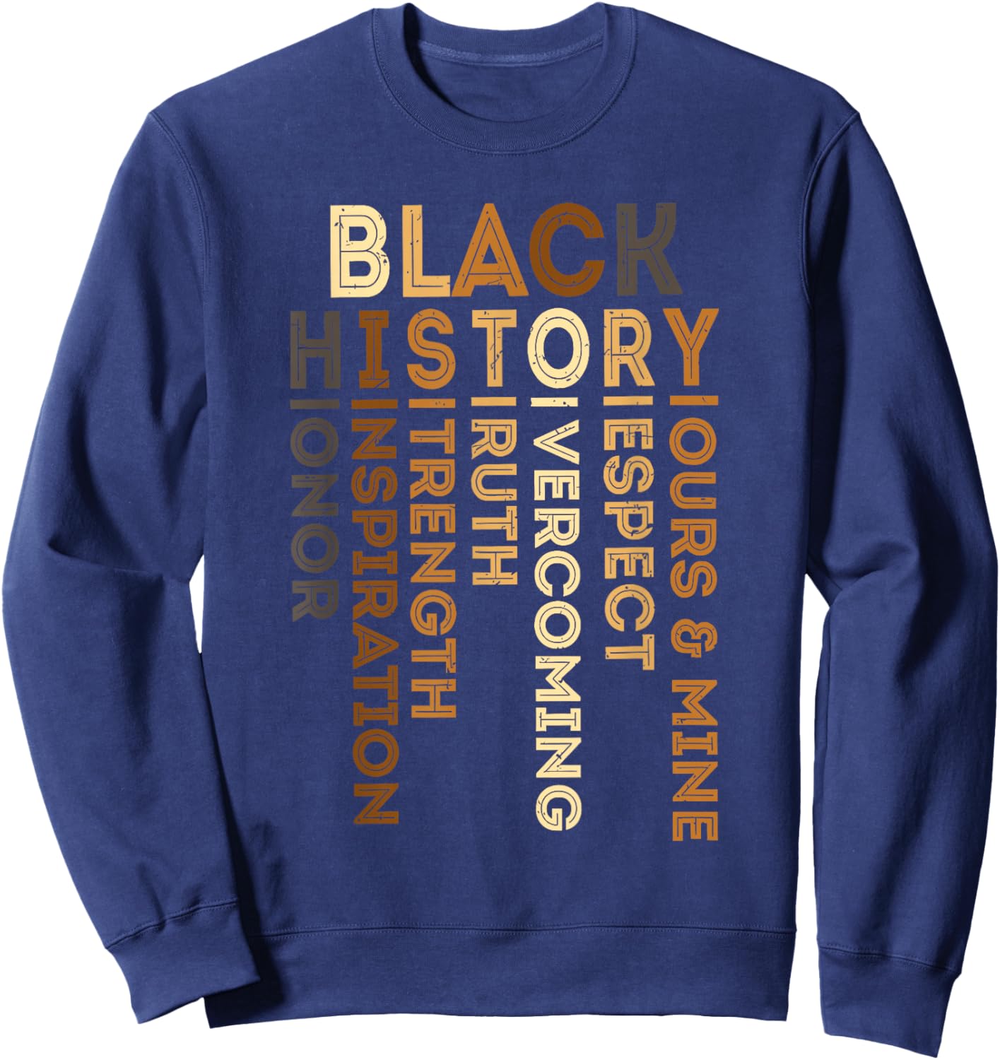 Black History Month Black Leaders African American Teachers Sweatshirt - Sweatshirt | Navy