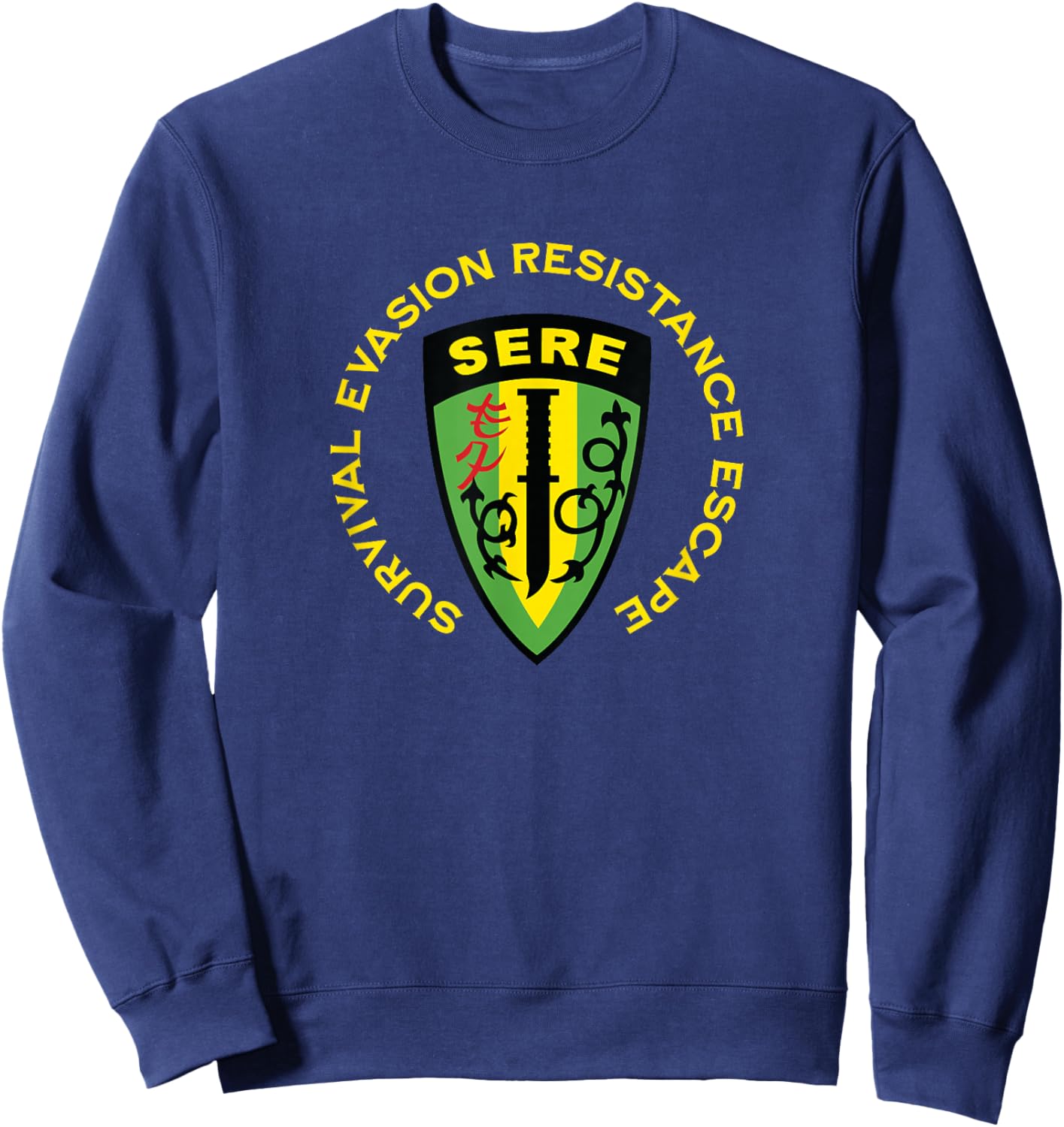 SERE Survival Evasion Resistance Escape Sweatshirt - Sweatshirt | Navy