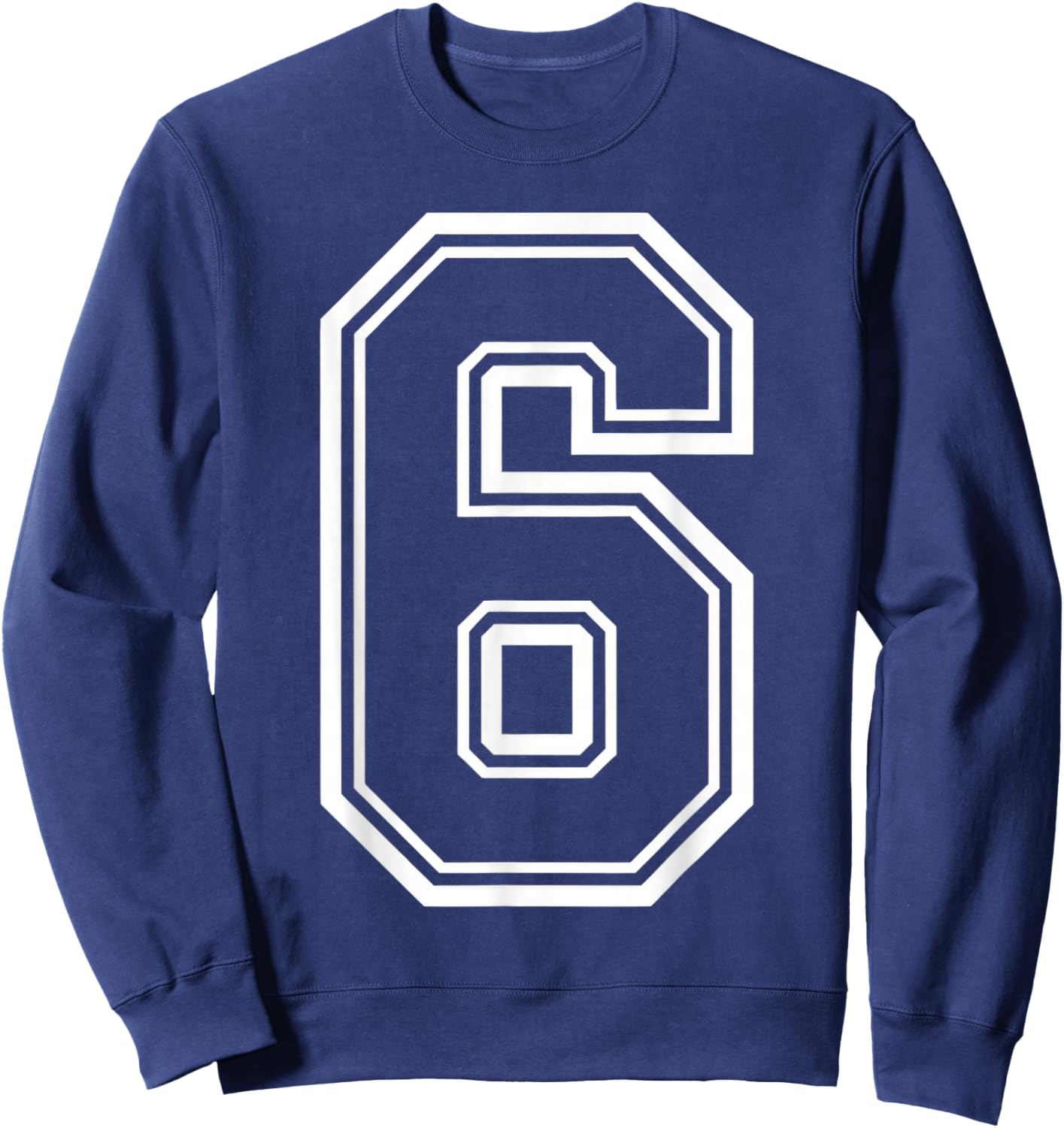 Couple Number 6 7 Meme Saying Six Seven Sweatshirt - Sweatshirt | Navy