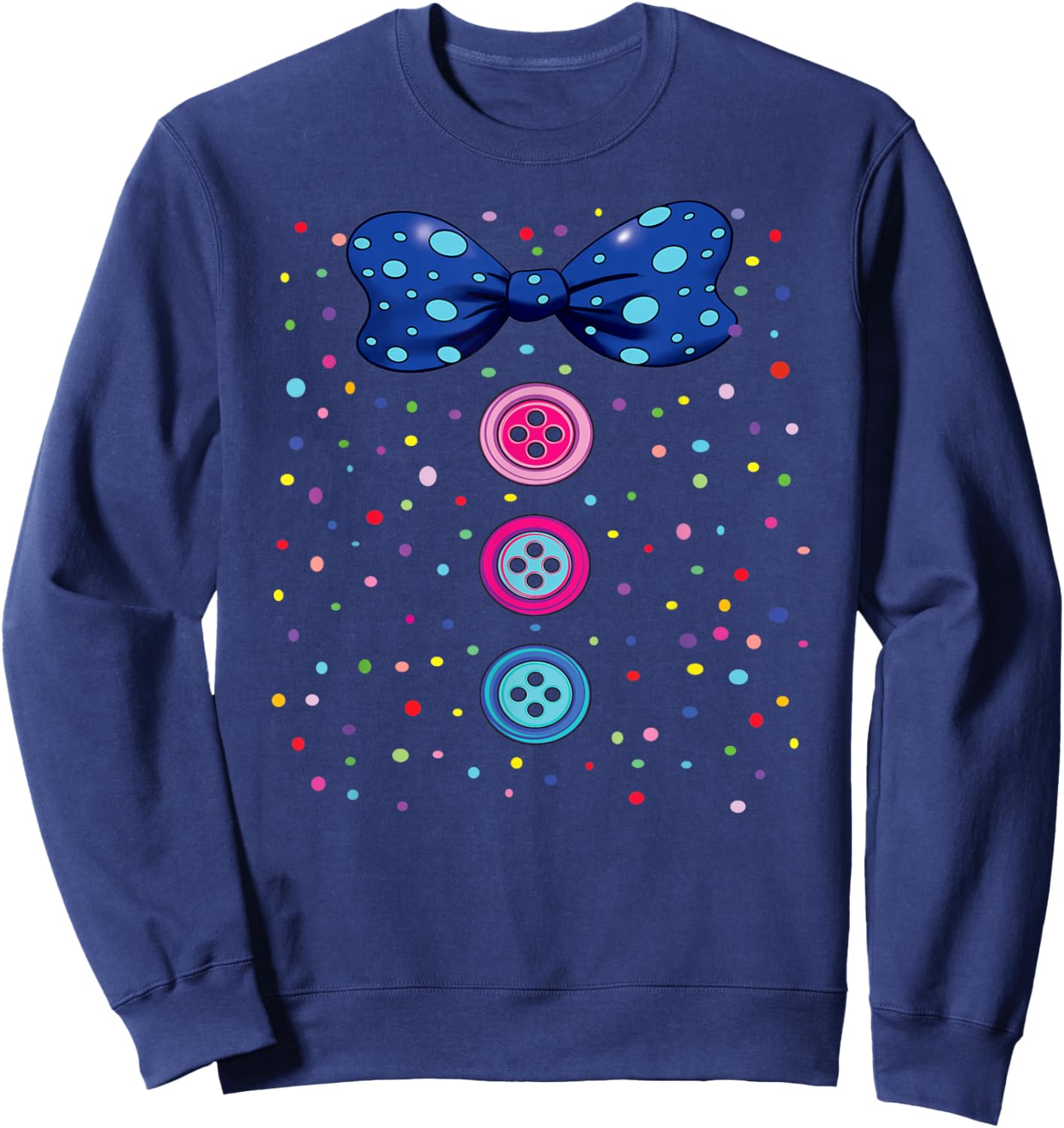 Funny Clown Costumes for Children Carnival Costume Sweatshirt - Sweatshirt | Navy