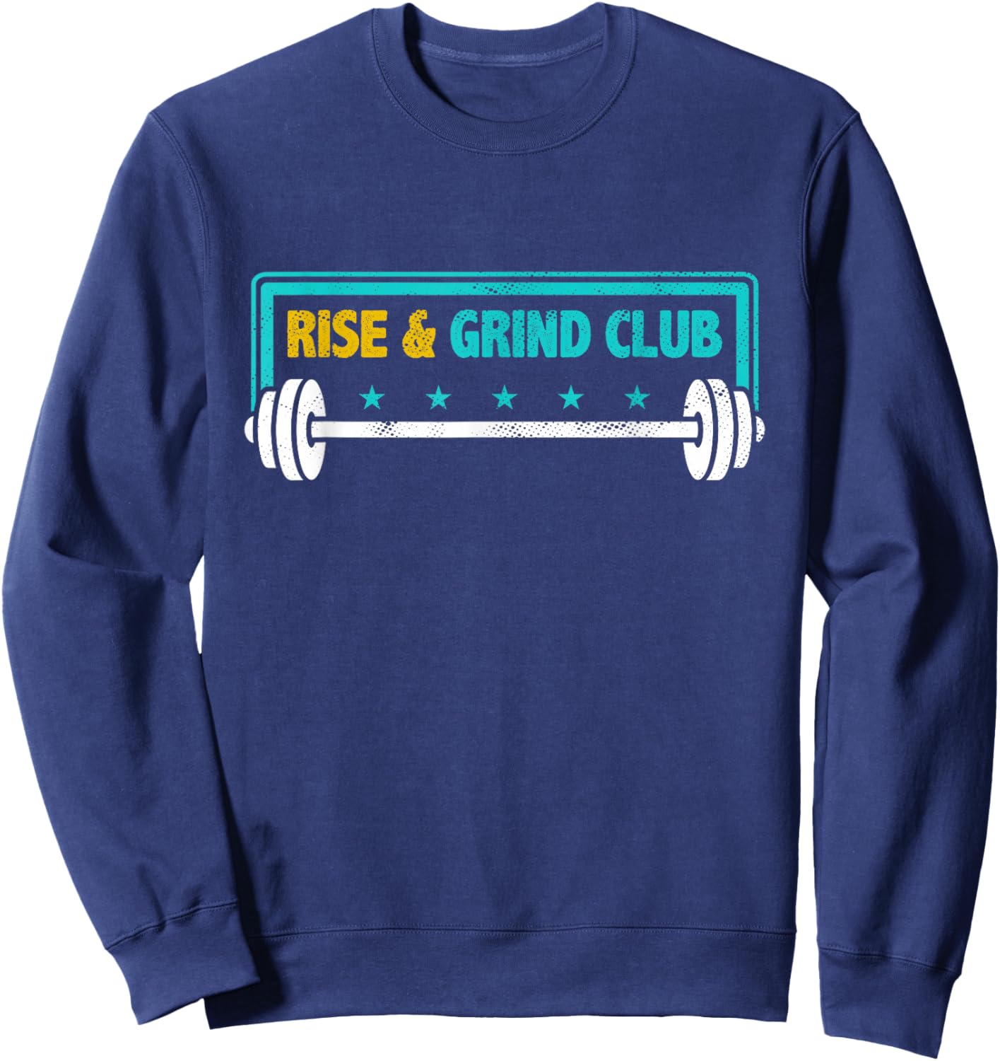 Rise & Grind Club Sweatshirt - Sweatshirt | Navy