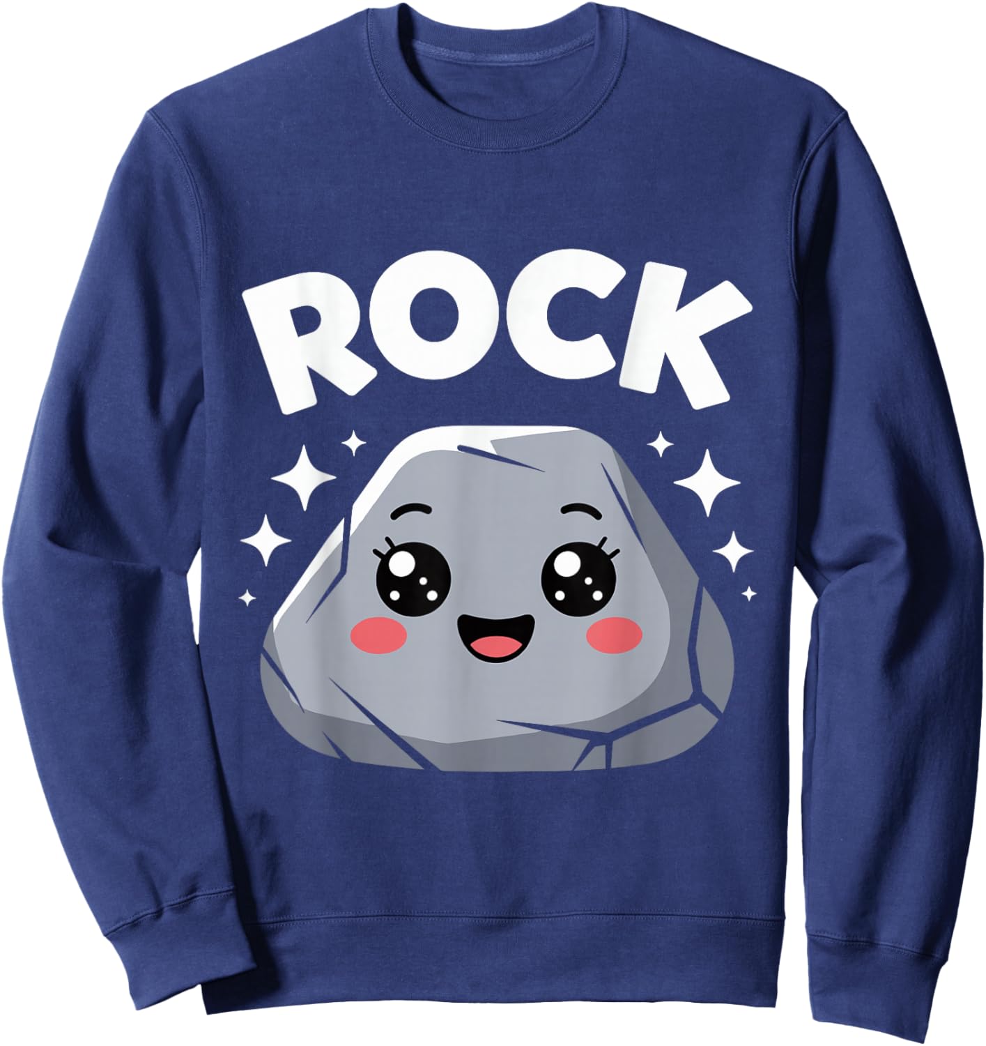 Cute Rock Paper Scissors Halloween Costumes Kids Girls Boys Sweatshirt - Sweatshirt | Navy