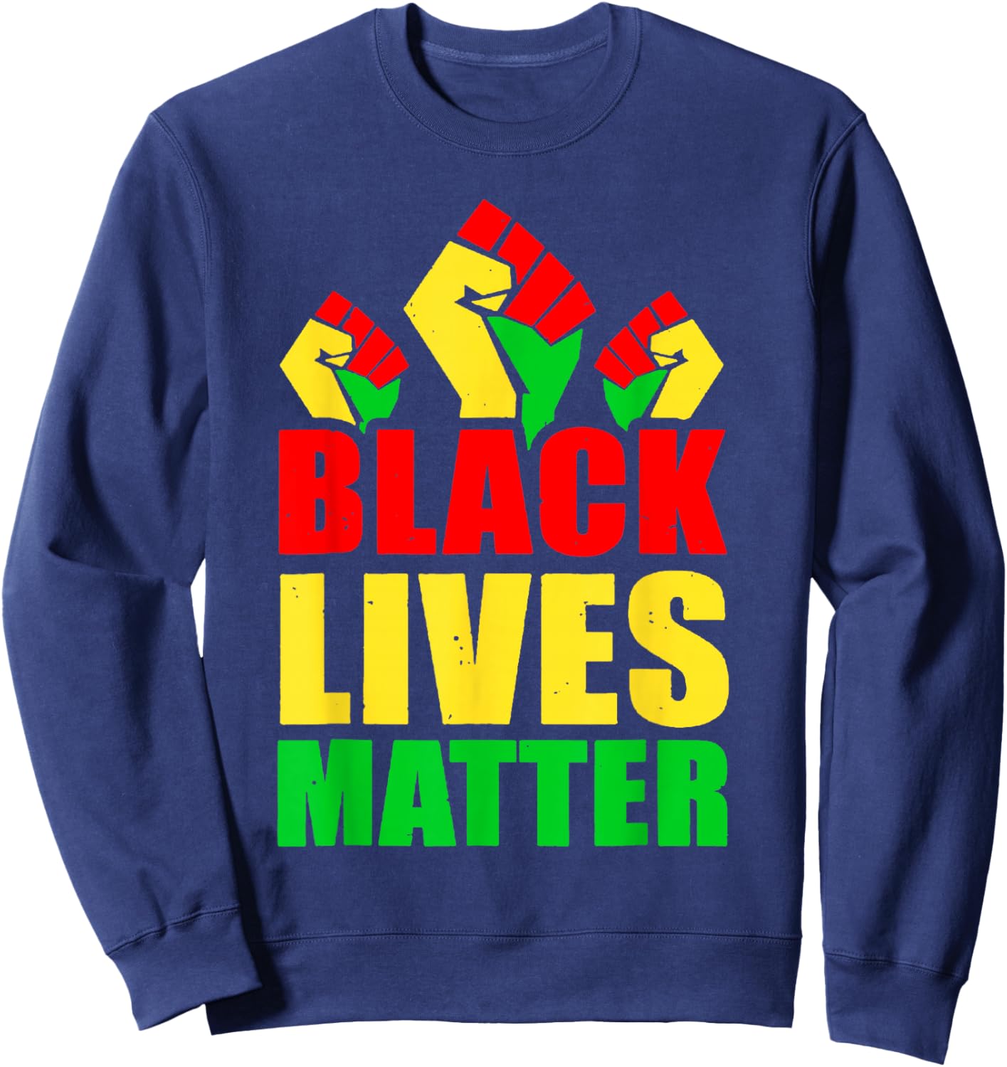 Black Lives Matter Sweatshirt - Sweatshirt | Navy