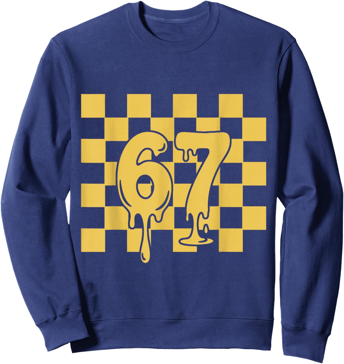 67 Halloween Meme Sweatshirt - Sweatshirt | Navy