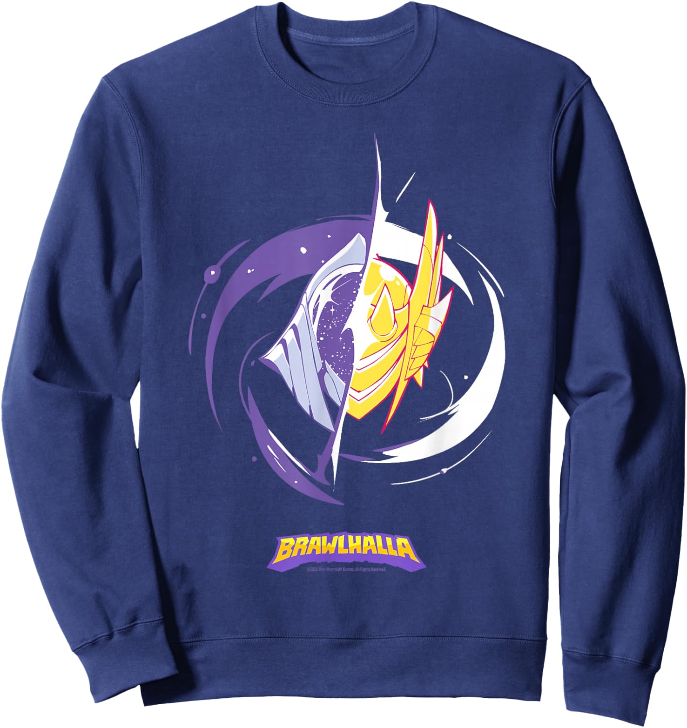Brawlhalla Purple and Gold Officially Licensed Sweatshirt - Sweatshirt | Navy