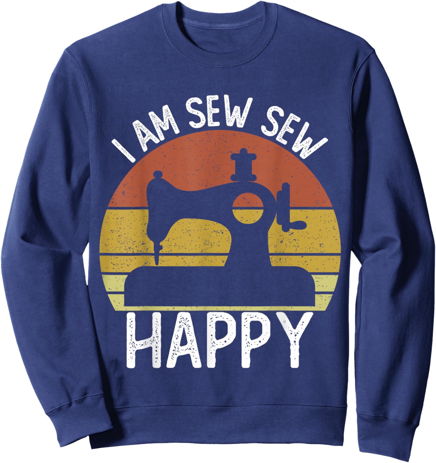 Quilter Sewing Machine Seamstress Women Girls Funny Sewing Sweatshirt - Sweatshirt | Navy