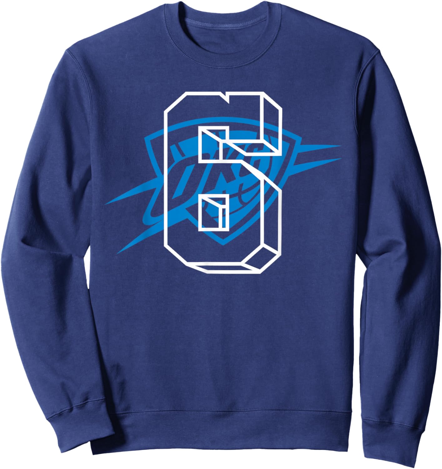 NBA Official Oklahoma City Thunder 6-7 Craze Kickout Sweatshirt - Sweatshirt | Navy