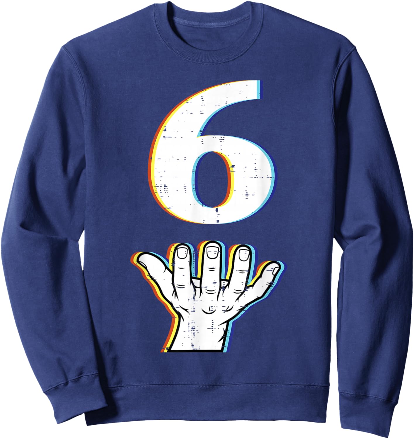Number 6 Matching 67 Meme Halloween Costume Men Women Kids Sweatshirt - Sweatshirt | Navy