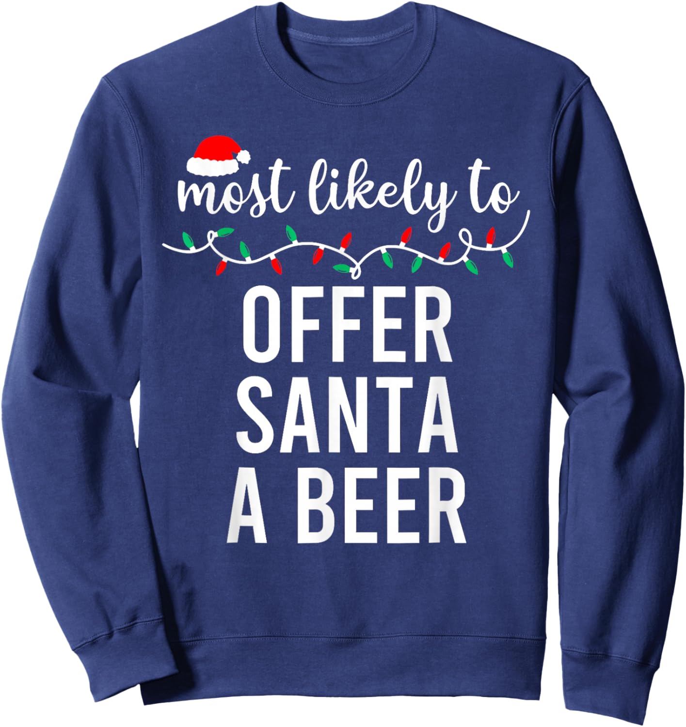 Family Pajamas Funny Sweatshirt - Sweatshirt | Navy