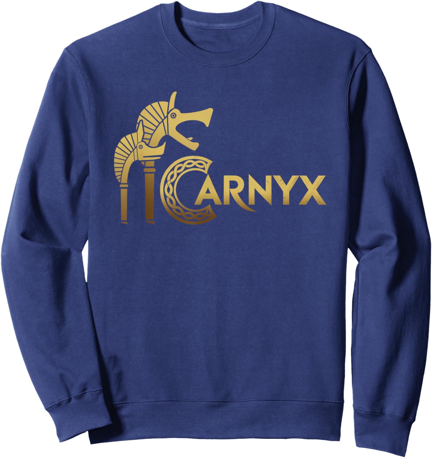 Carnyx Ancient Music Symbol Sweatshirt - Sweatshirt | Navy