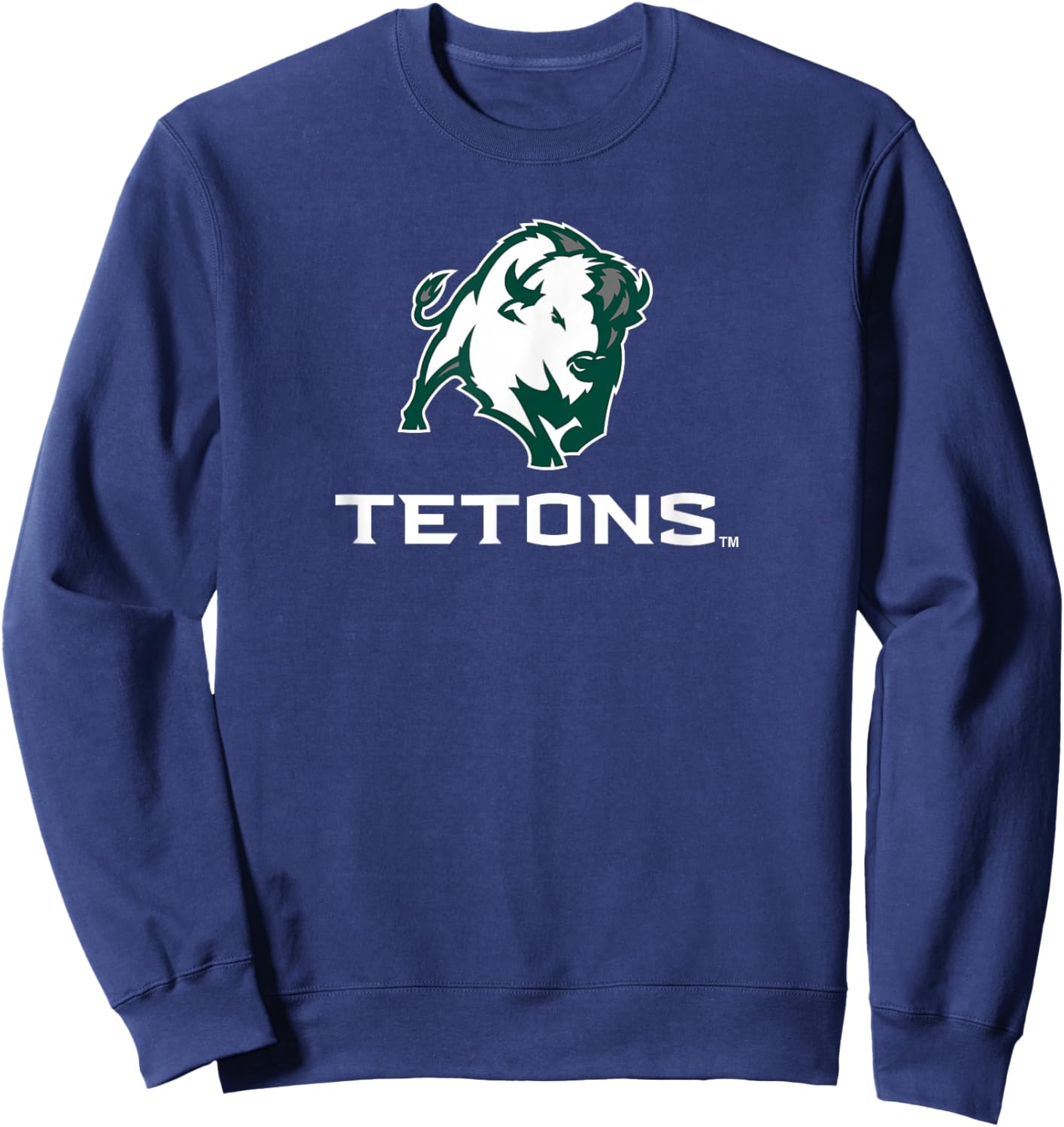 Williston State College WSC Tetons Primary Logo Sweatshirt - Sweatshirt | Navy