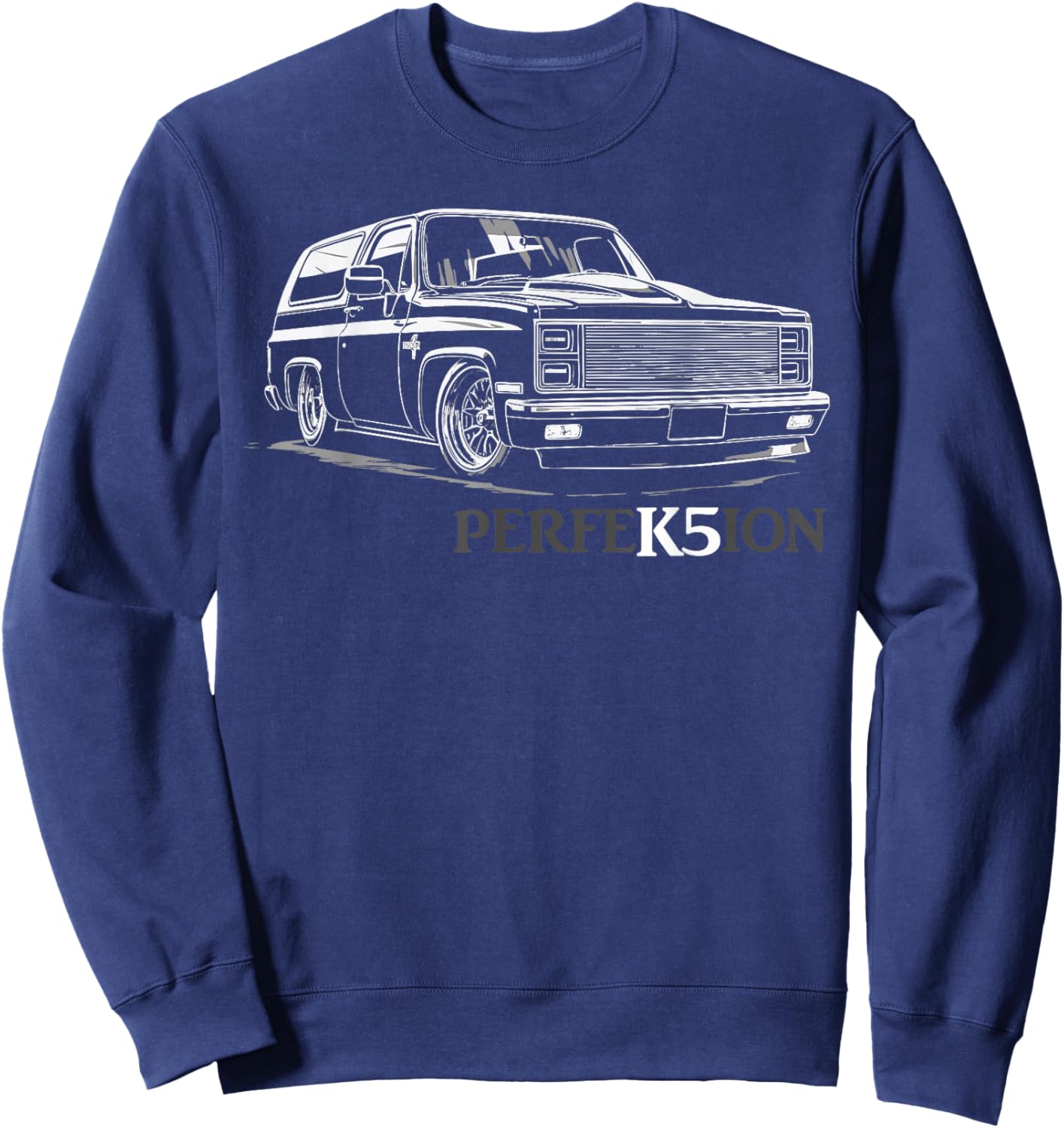 Lowered K5 Blaze Classic Old School 1980's Perfection K5 Sweatshirt - Sweatshirt | Navy