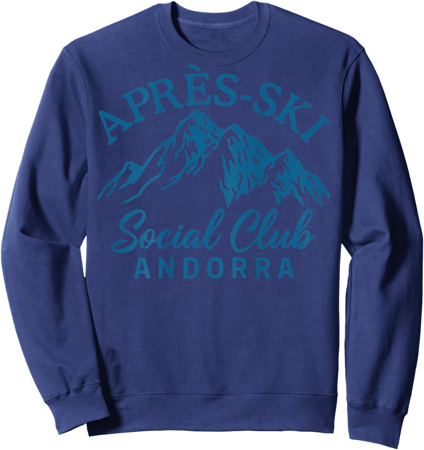 Apres Ski Social Club Andorra Sweatshirt - Sweatshirt | Navy