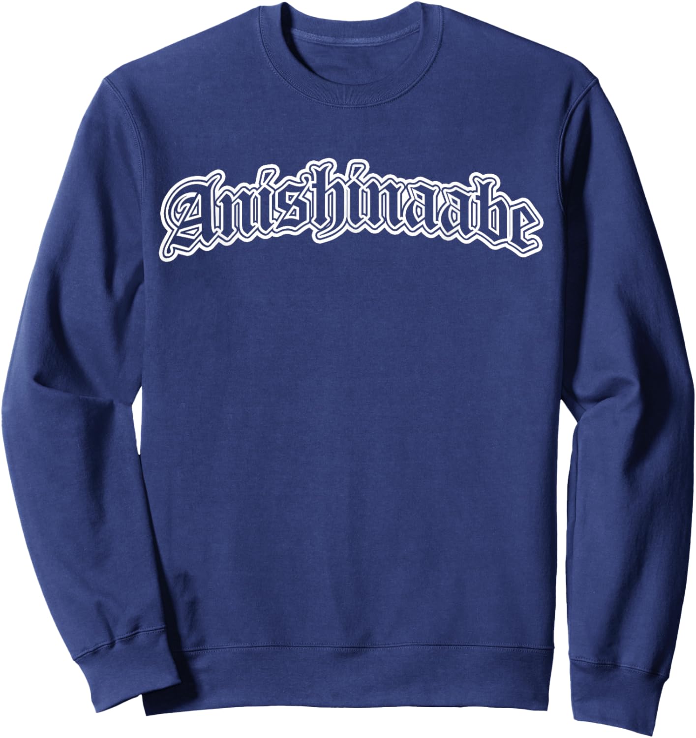 Anishinaabe Native American Indian Sweatshirt - Sweatshirt | Navy